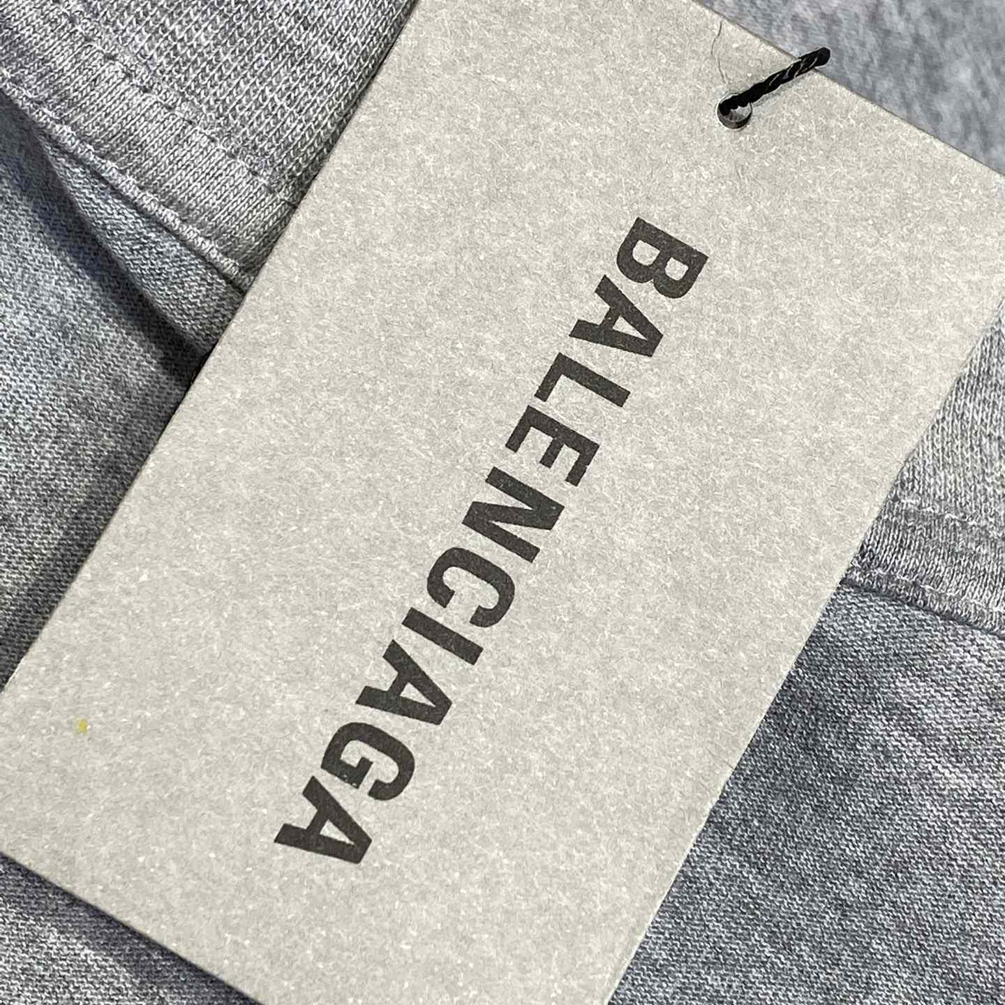 Balenciaga New Tape Type TR T-Shirt Medium Fit In Grey  - DesignerGu