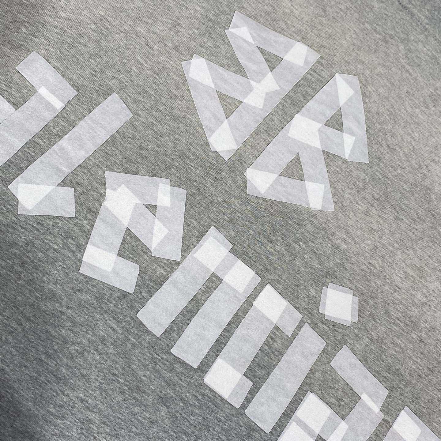Balenciaga New Tape Type TR T-Shirt Medium Fit In Grey  - DesignerGu