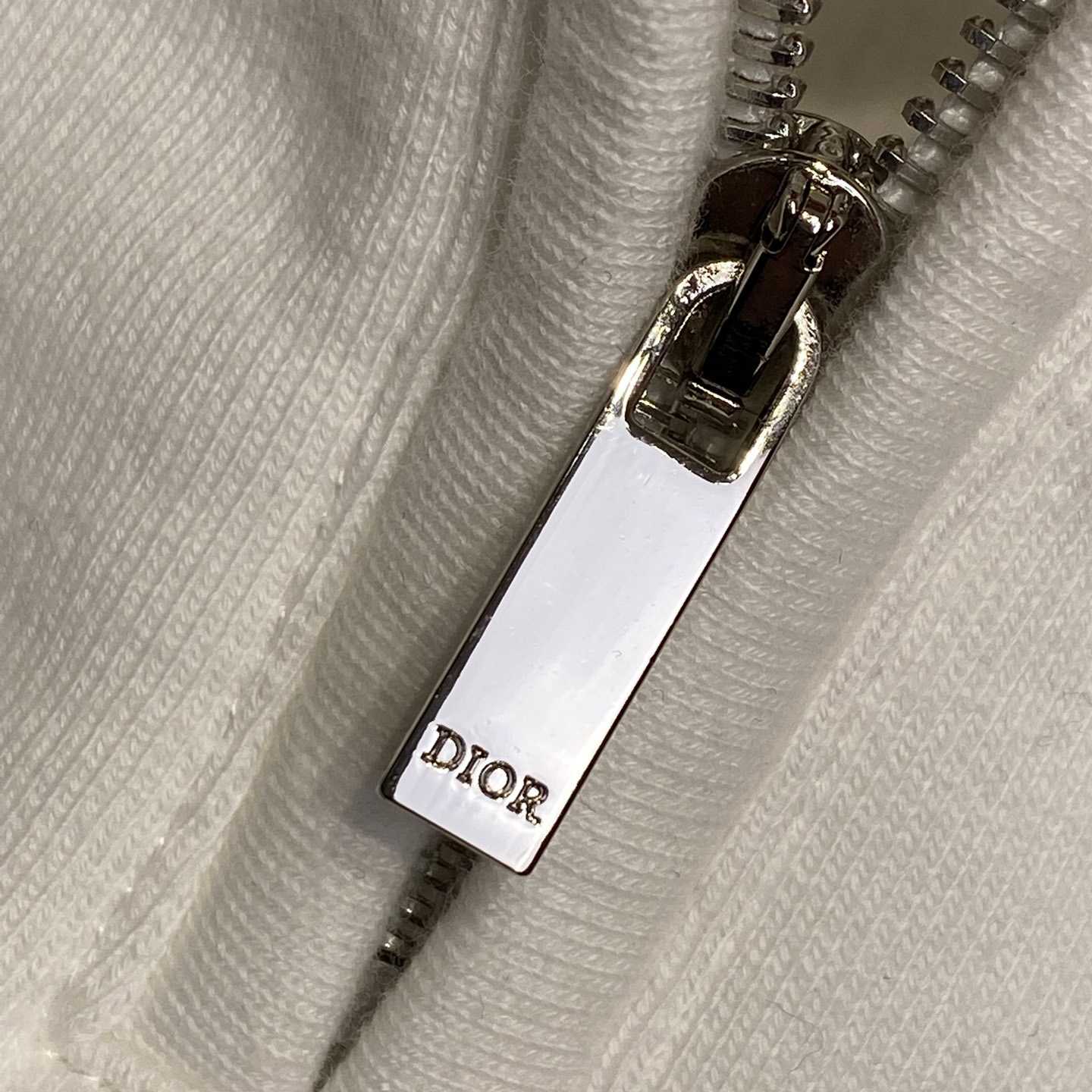 Dior Sweatshirt With Zipped Collar  - DesignerGu