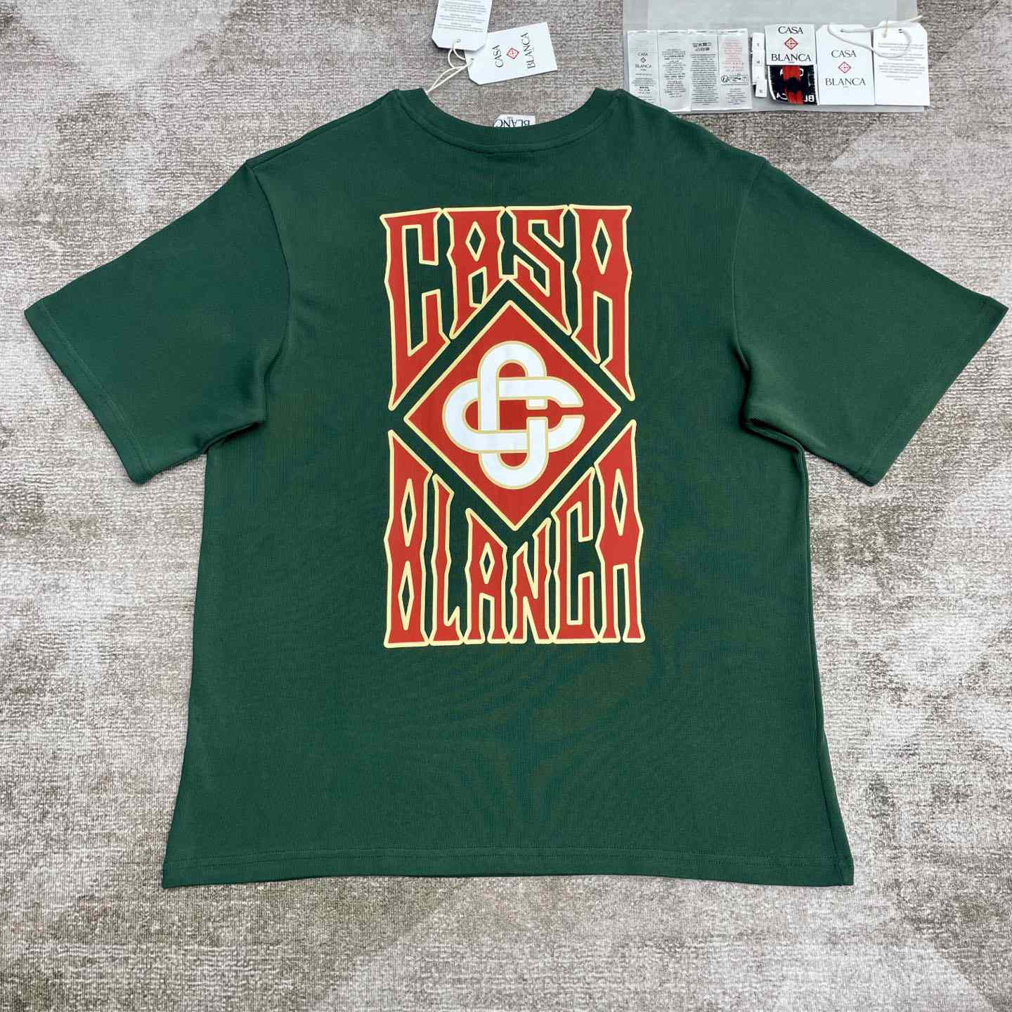 Casablanca Logo-print T-shirt   C974 - DesignerGu