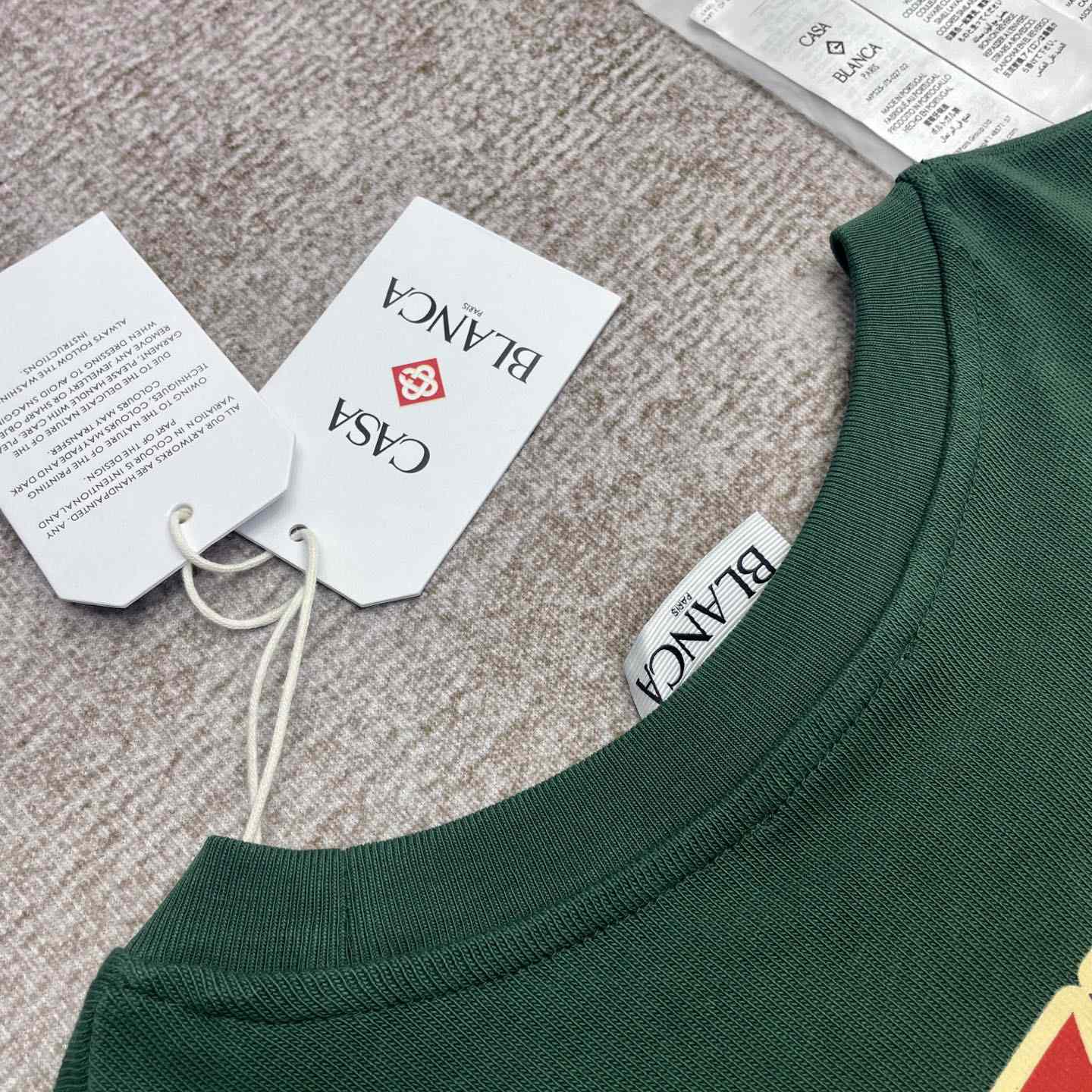 Casablanca Logo-print T-shirt   C974 - DesignerGu