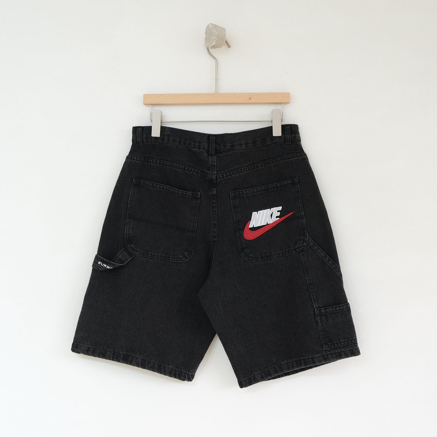 Supreme x Nike Denim Short 'Black' - DesignerGu