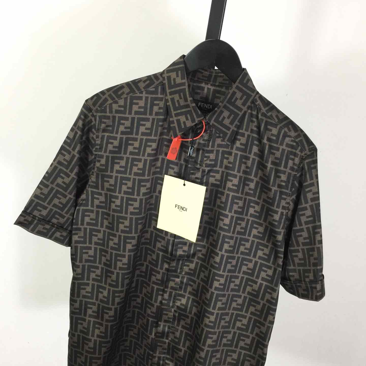 Fendi Brown Silk Shirt - 