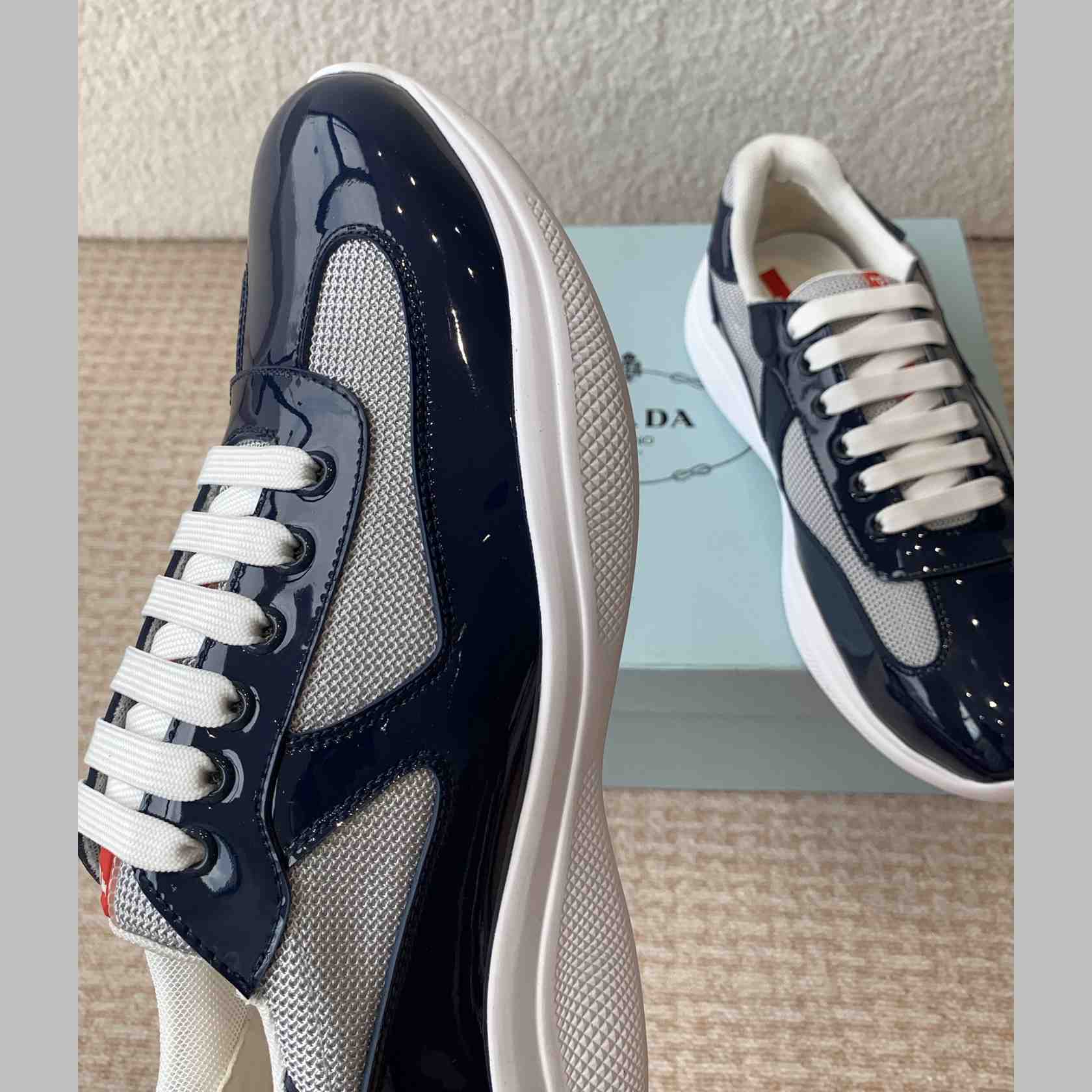 Prada Prada Cloudburst Gray Bronze Low Top Sneaker - 