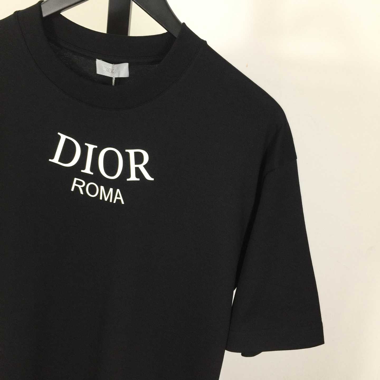 Dior Logo Cotton T-Shirt  - 
