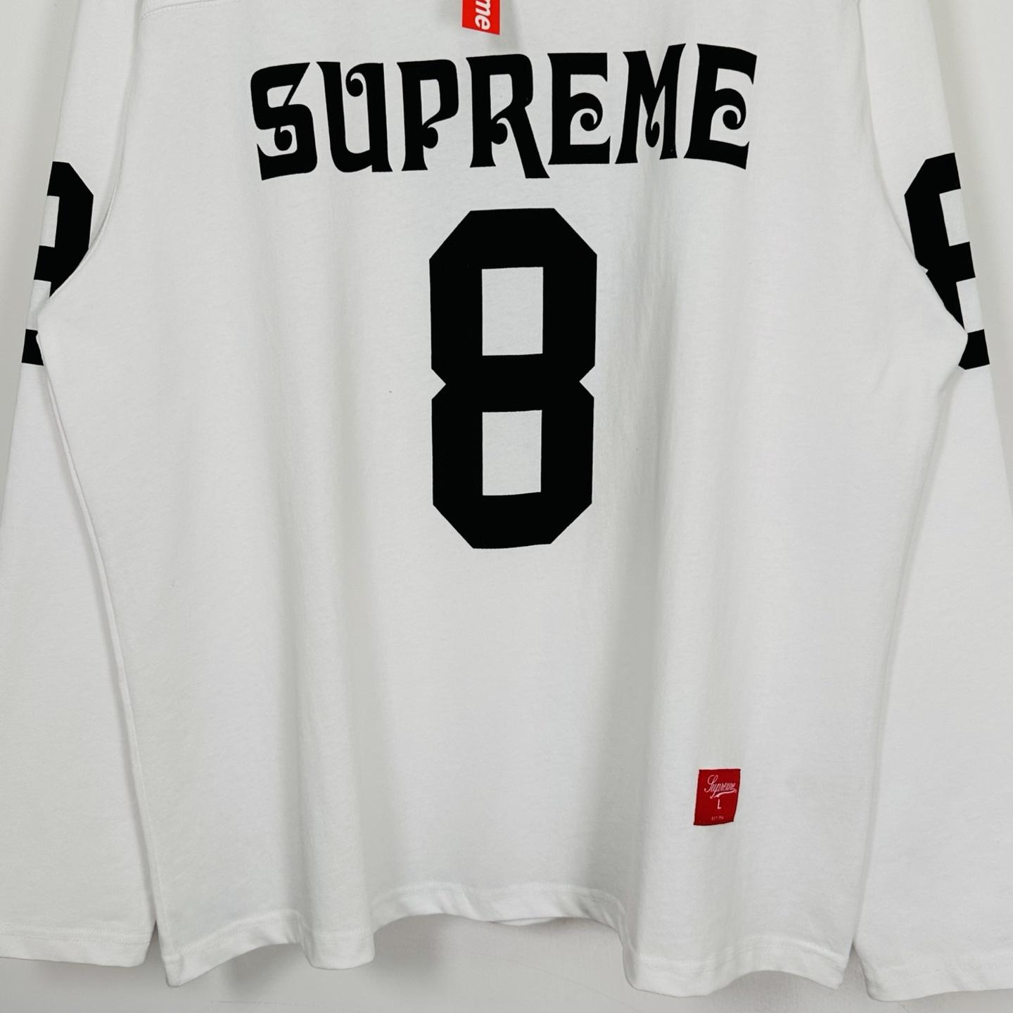 Supreme Affiliated L/S Football Top White - 