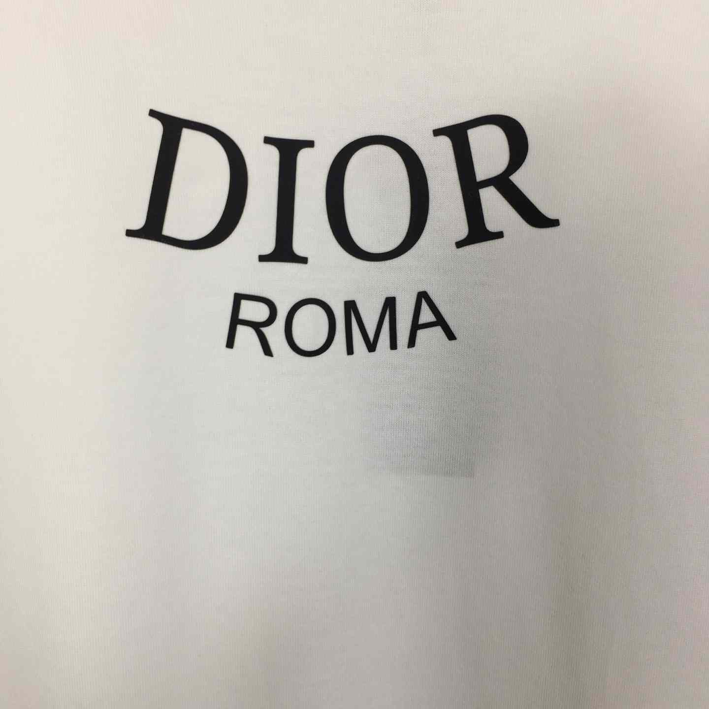 Dior Logo Cotton T-Shirt  - DesignerGu