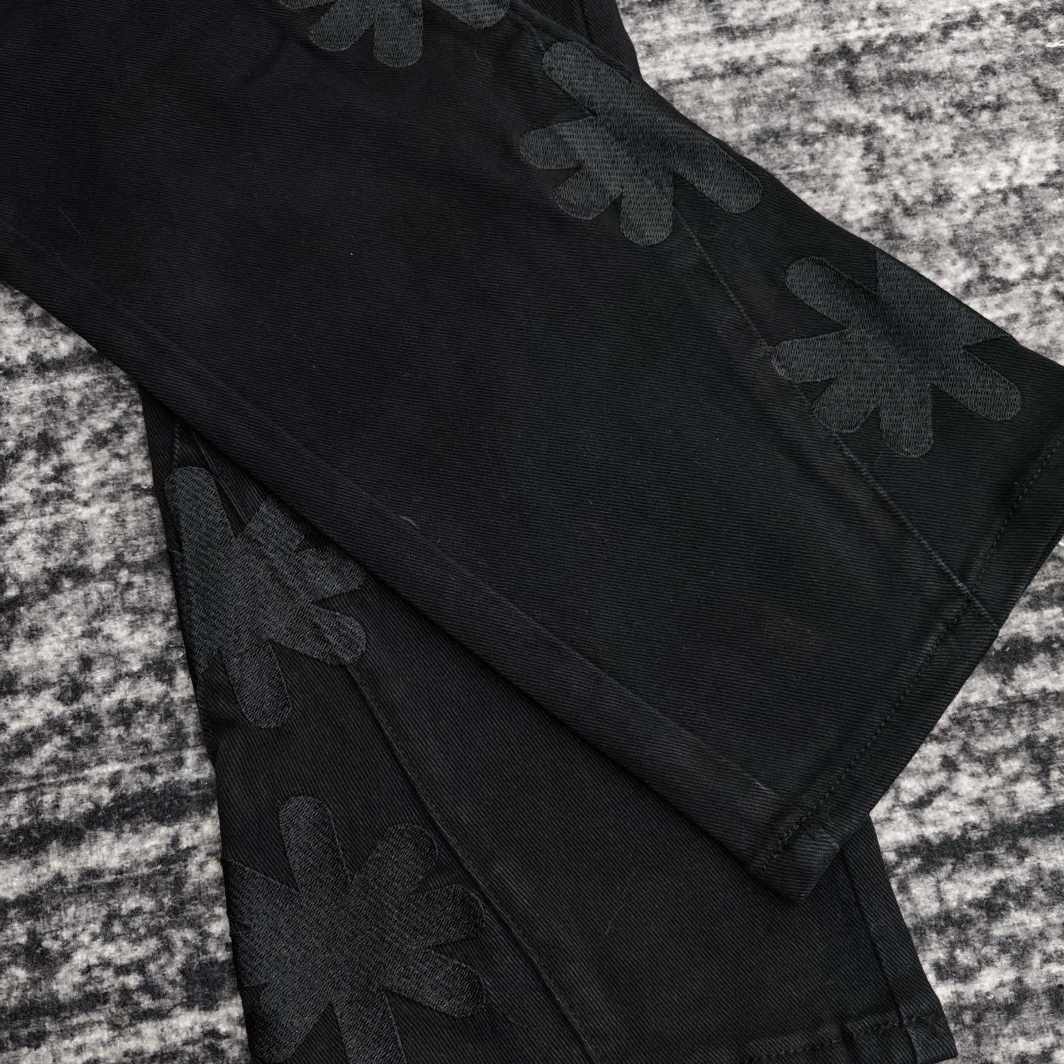 Lost Shadows Black Waxed Denim   707 - 