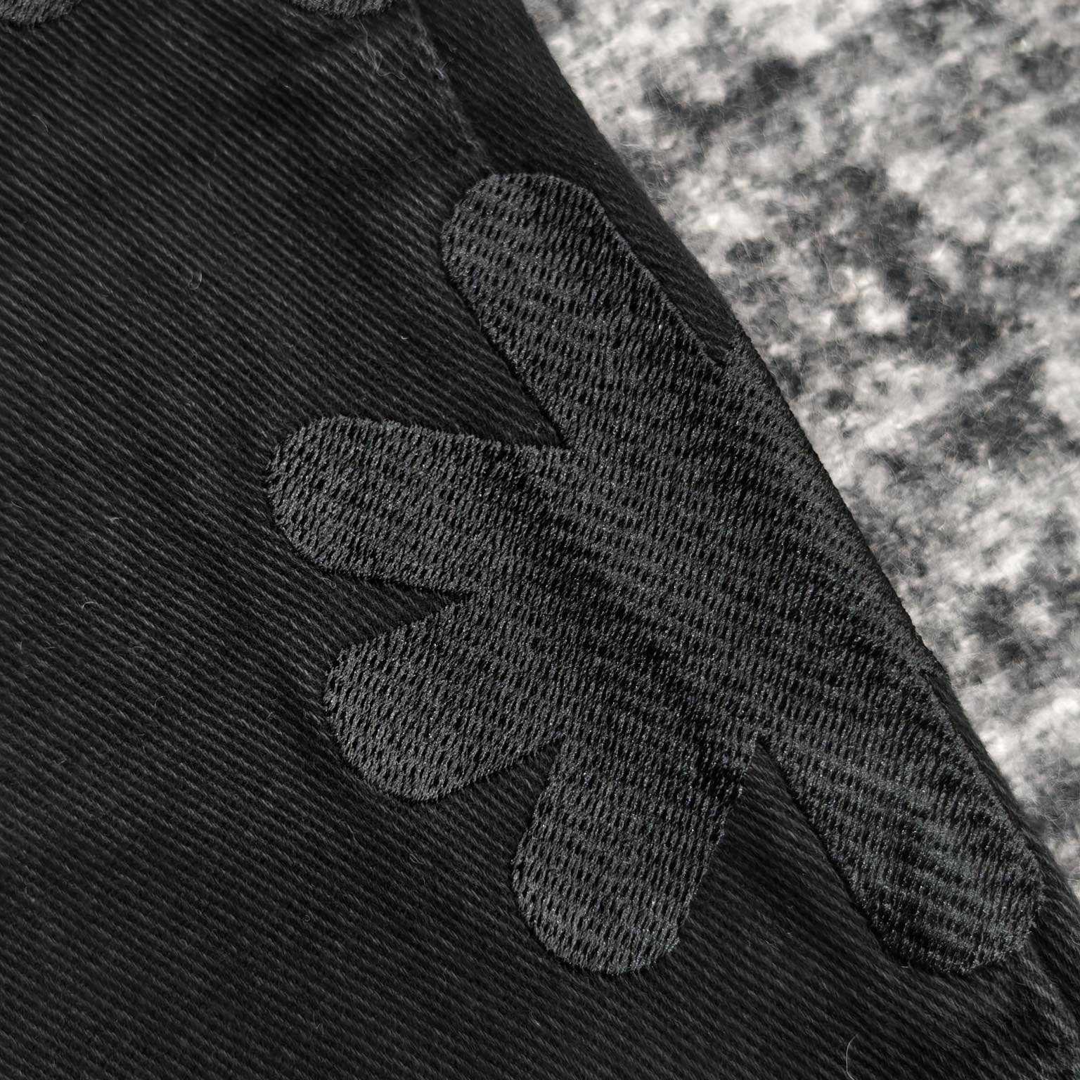 Lost Shadows Black Waxed Denim   707 - 