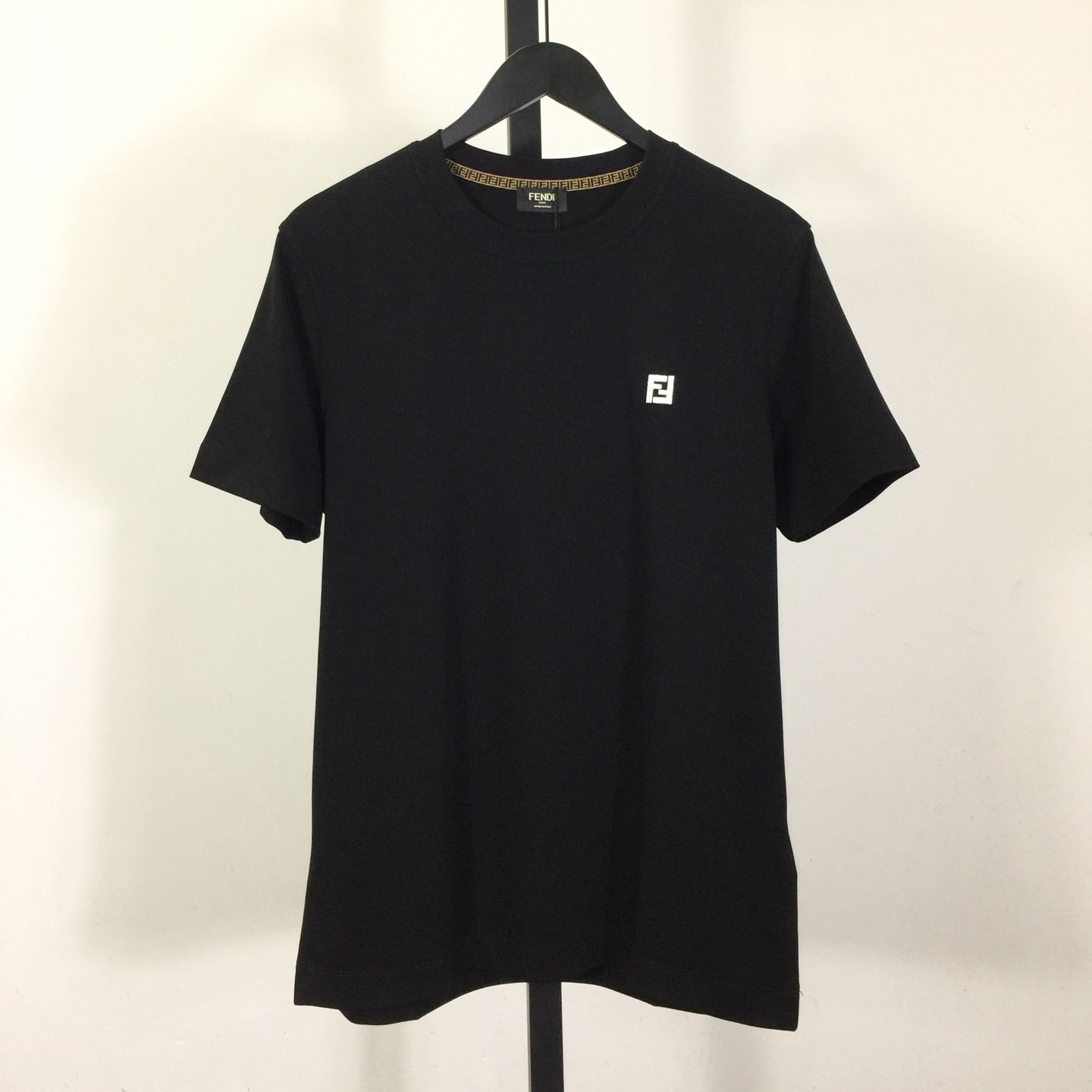 Fendi Cotton Jersey T-shirt With Embroidery - DesignerGu