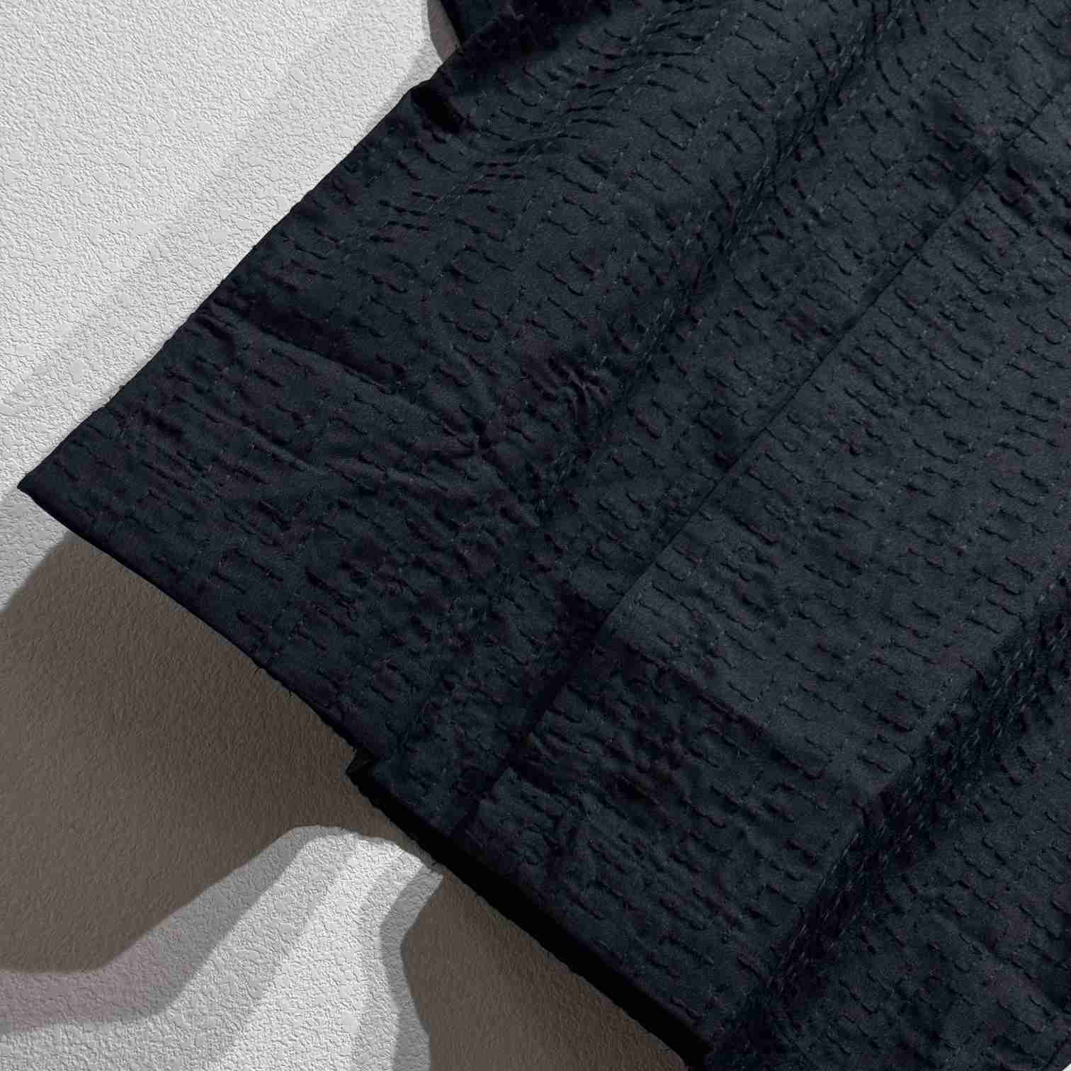 Fendi Black Linen FF Jacquard Shirt - DesignerGu