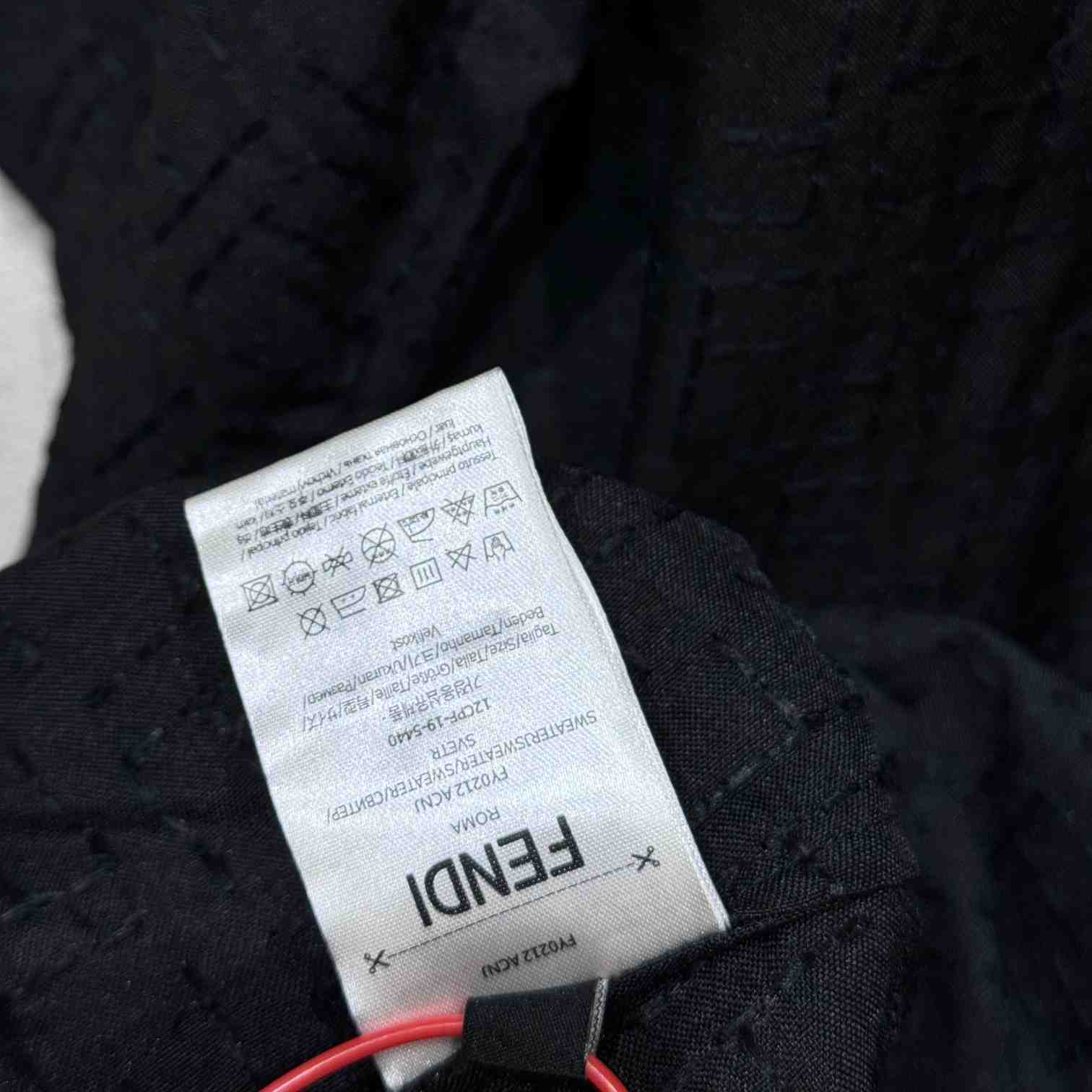 Fendi Black Linen FF Jacquard Shirt - DesignerGu