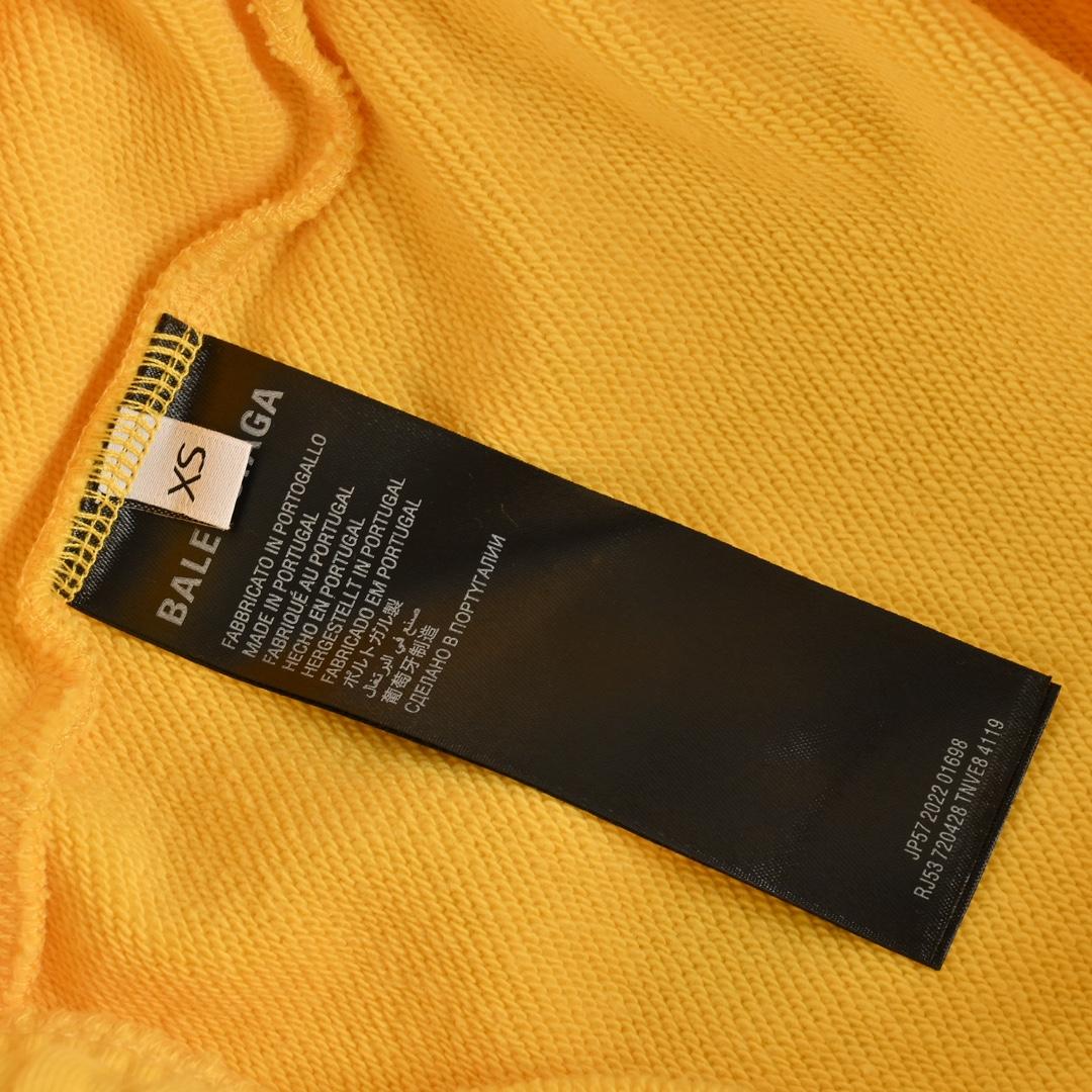 Balenciaga Sweat Shorts 'Faded Yellow' - DesignerGu