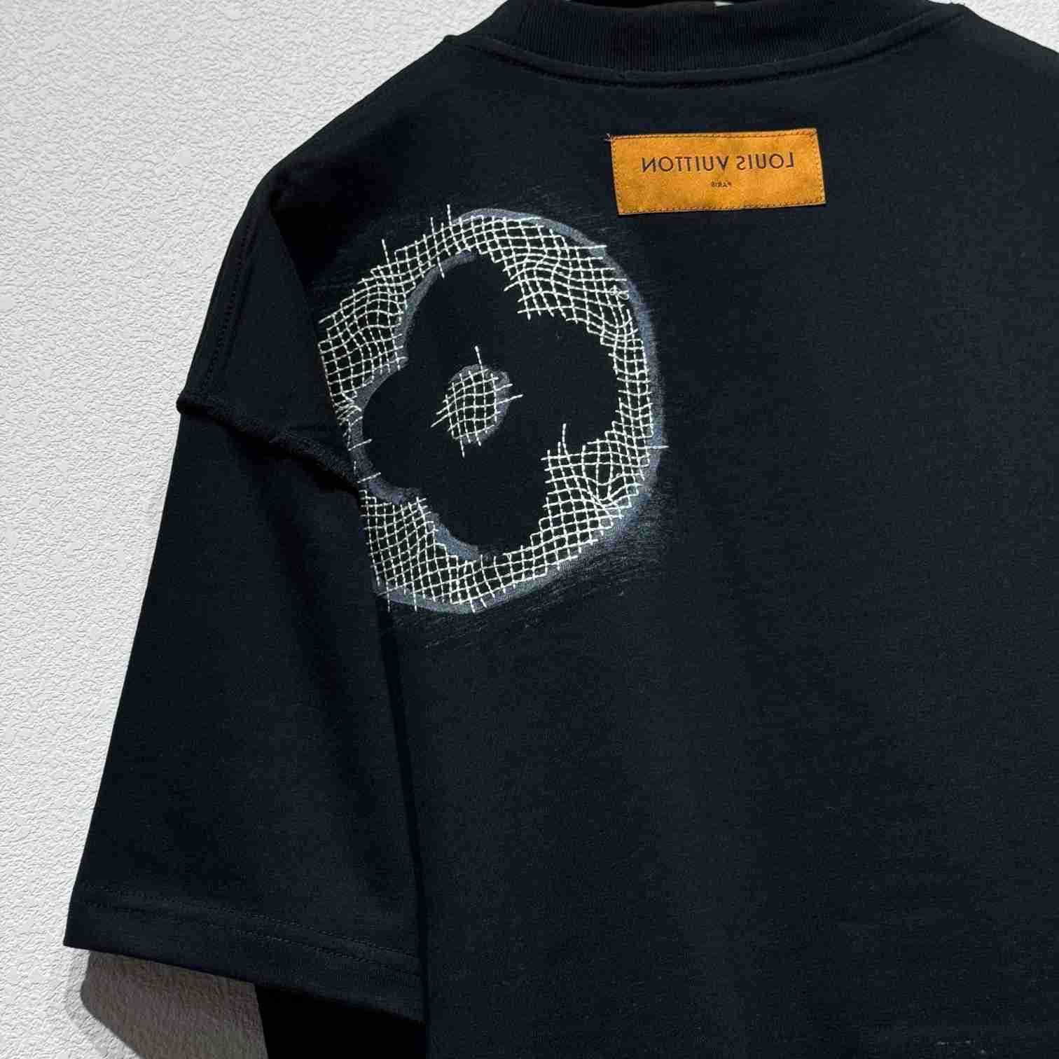 Louis Vuitton Short-Sleeved Cotton Crewneck    - DesignerGu