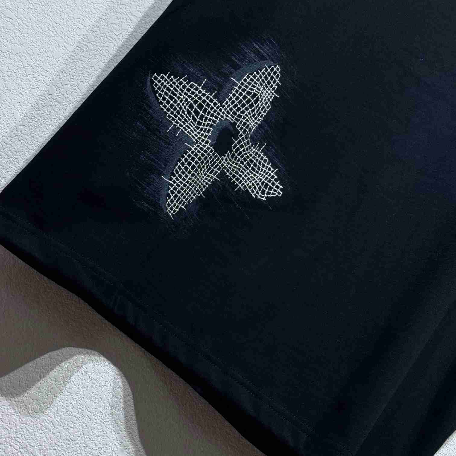 Louis Vuitton Short-Sleeved Cotton Crewneck    - DesignerGu
