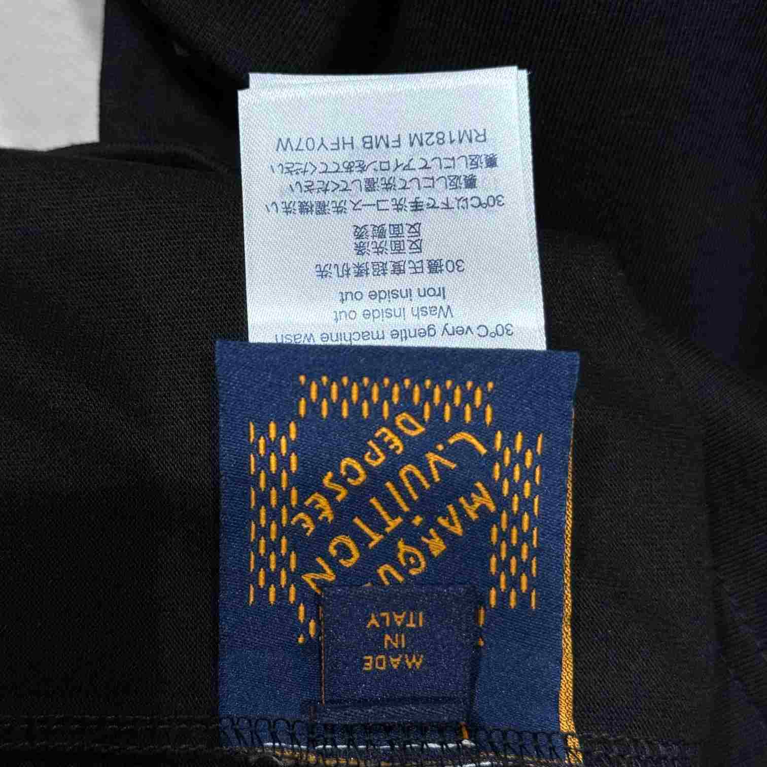 Louis Vuitton Short-Sleeved Cotton Crewneck    - DesignerGu