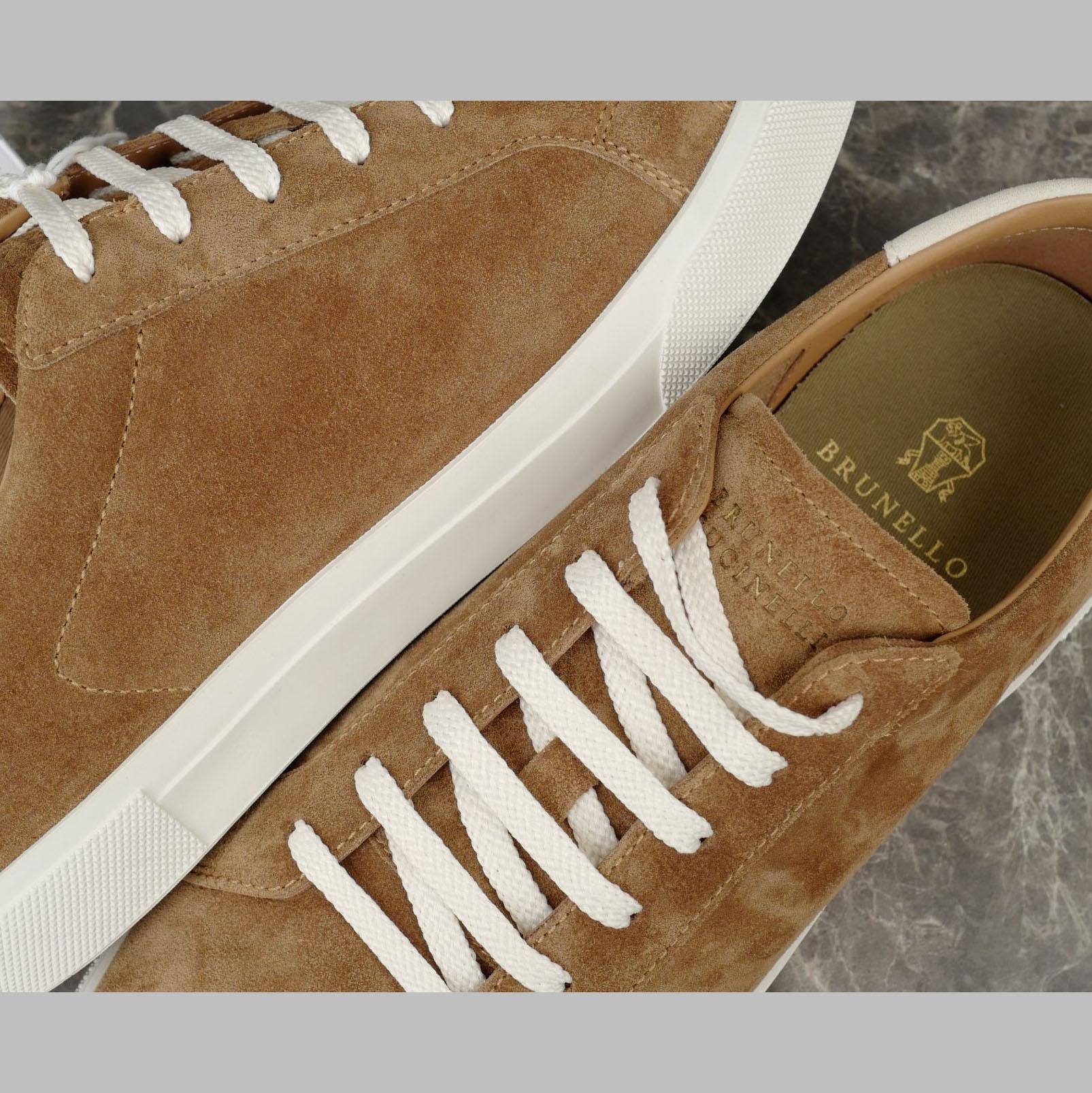 Brunello Cucinelli Suede Sneakers - DesignerGu