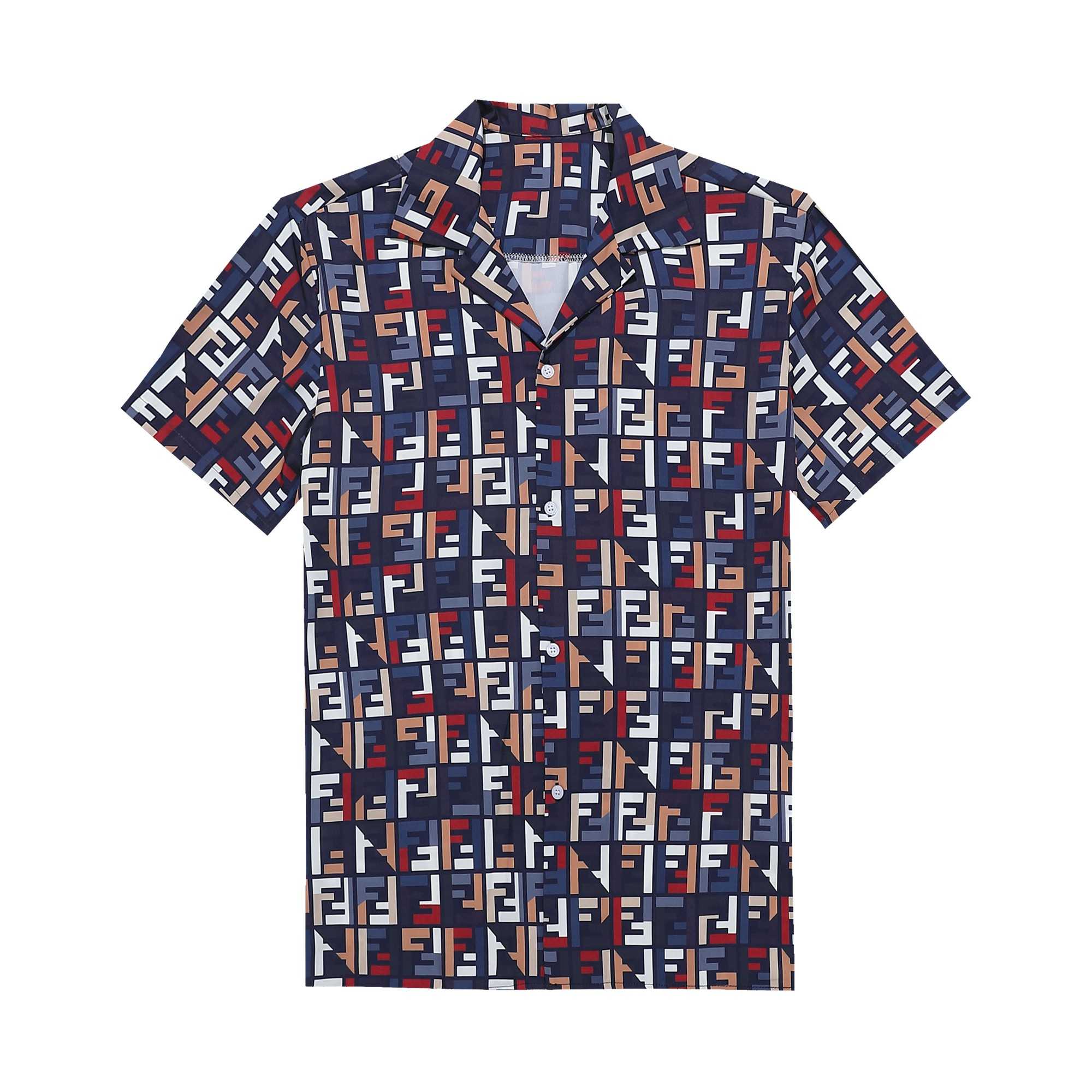 Fendi Silk Shirt And Short - DesignerGu