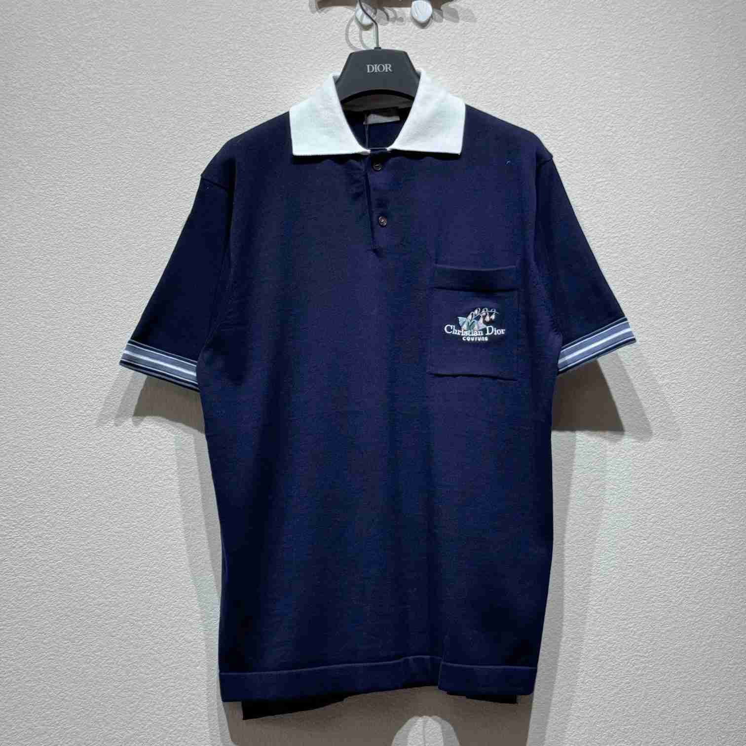Christian Dior Couture Lily of the Valley Polo Shirt - DesignerGu