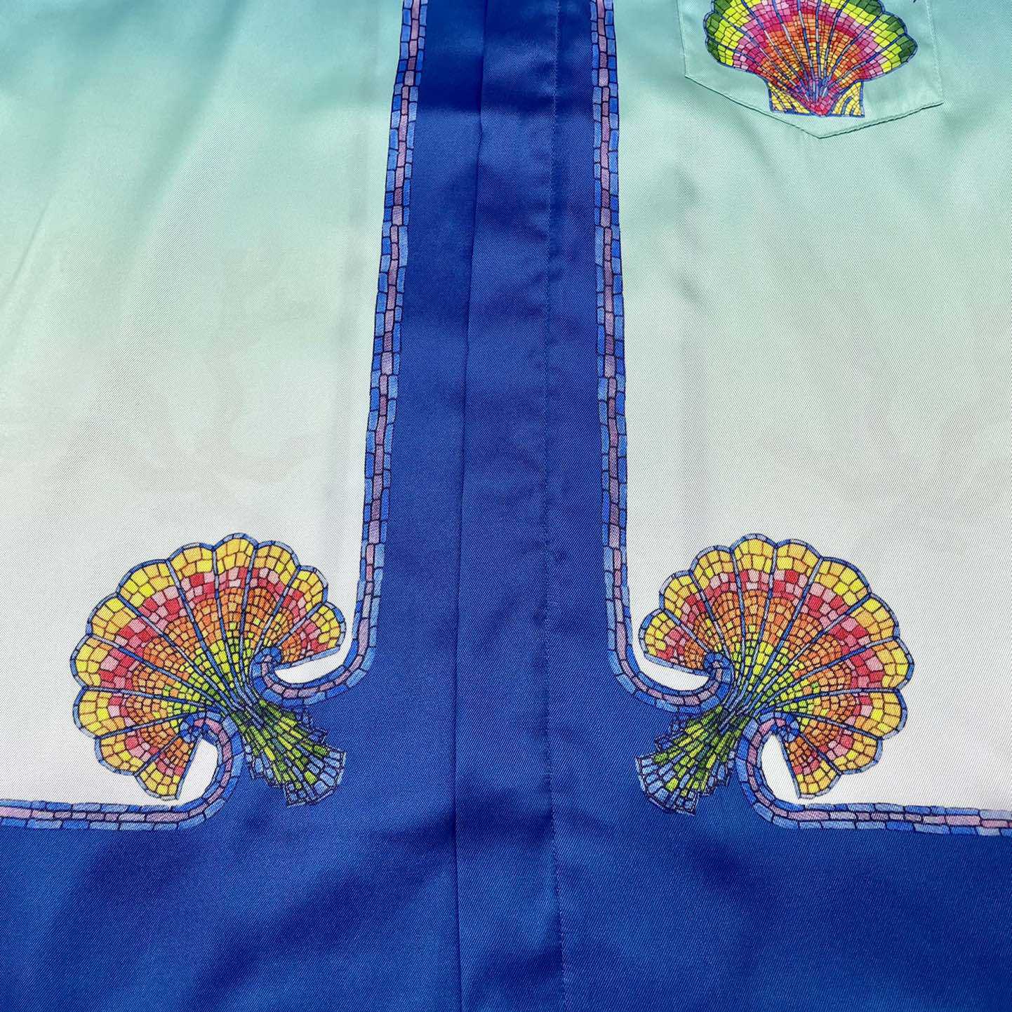 Casablanca Coquillage Coloré Silk Shirt    CA3457 - DesignerGu