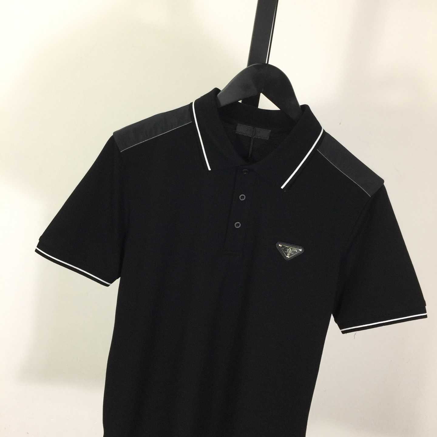 Prada Short-sleeved Piqué Polo Shirt - 