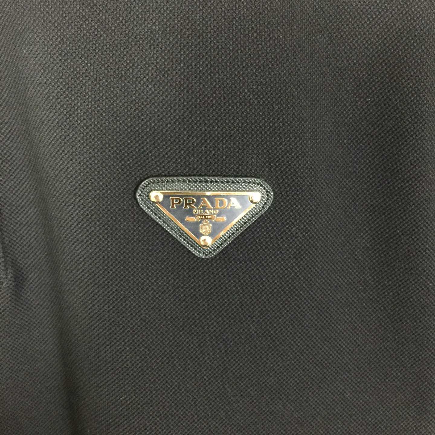 Prada Short-sleeved Piqué Polo Shirt - 