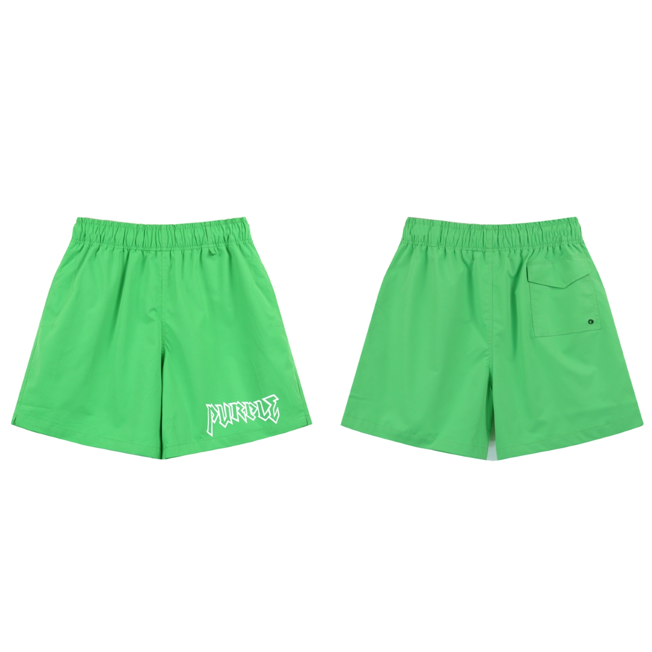 Purple-Brand Graphic Sweat Shorts - 
