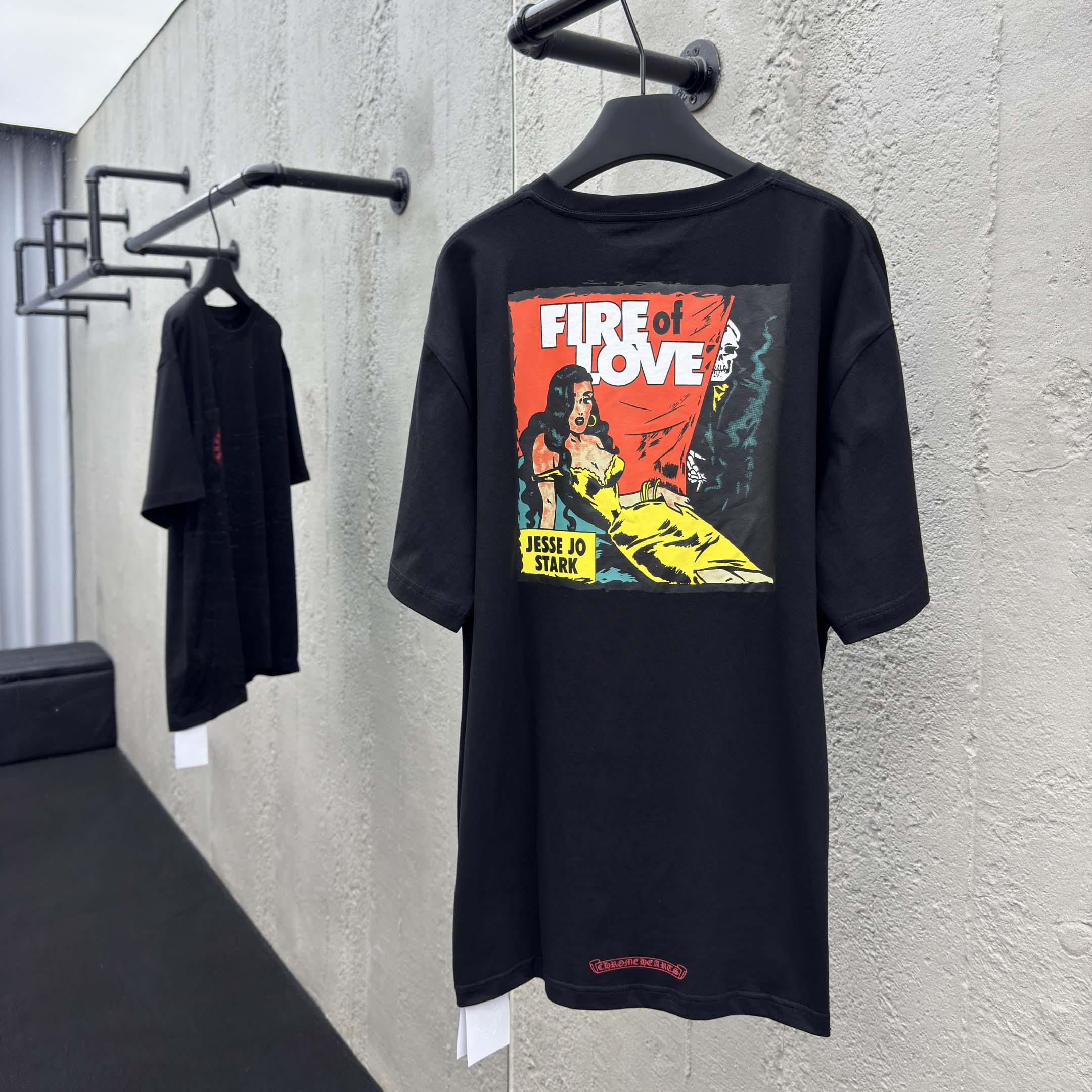 Chrome Heart x Deadly doll Cotton Tee - DesignerGu
