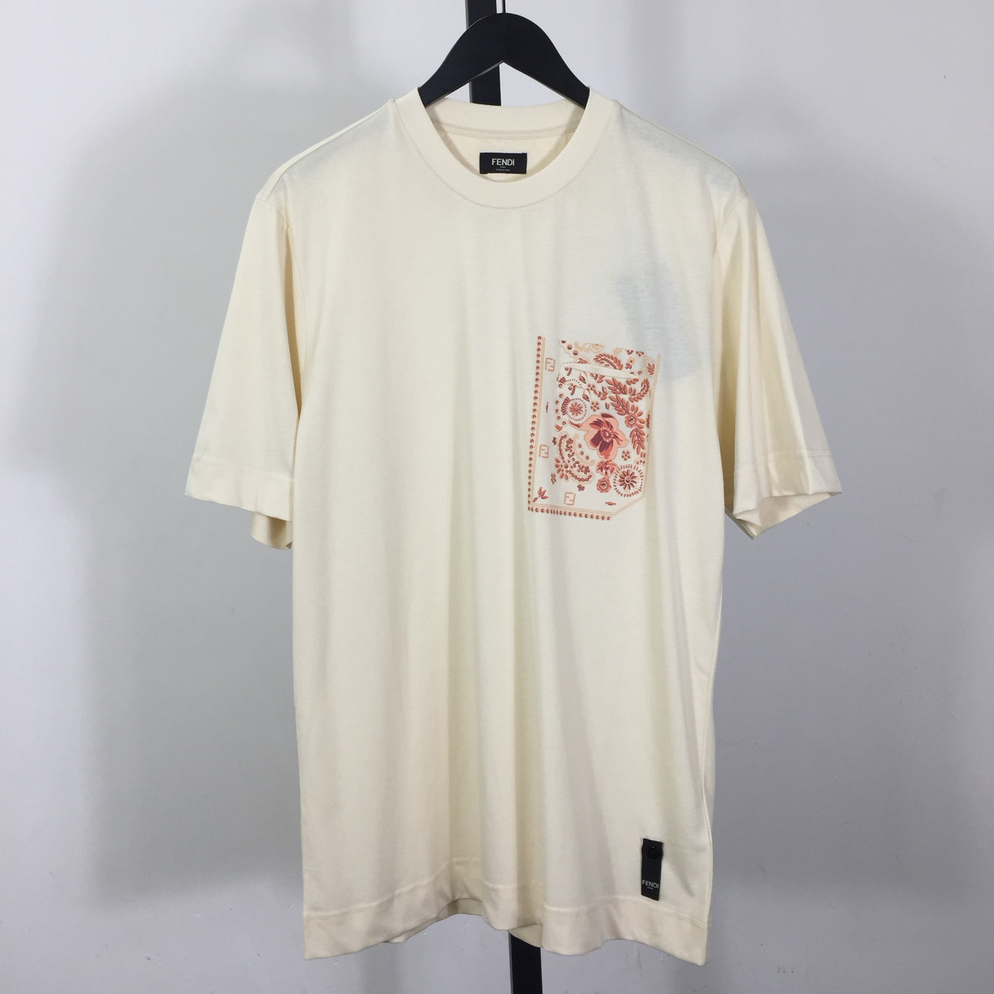 Fendi White Cotton T-shirt - DesignerGu