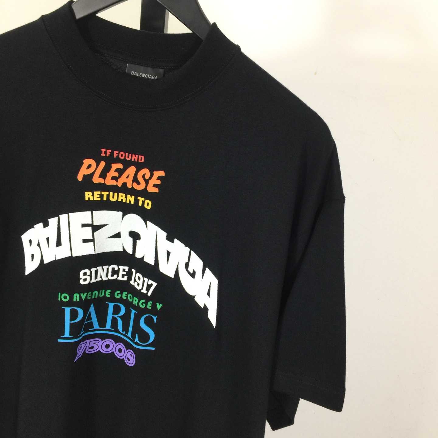 Balenciaga Cotton T-Shirt  - DesignerGu