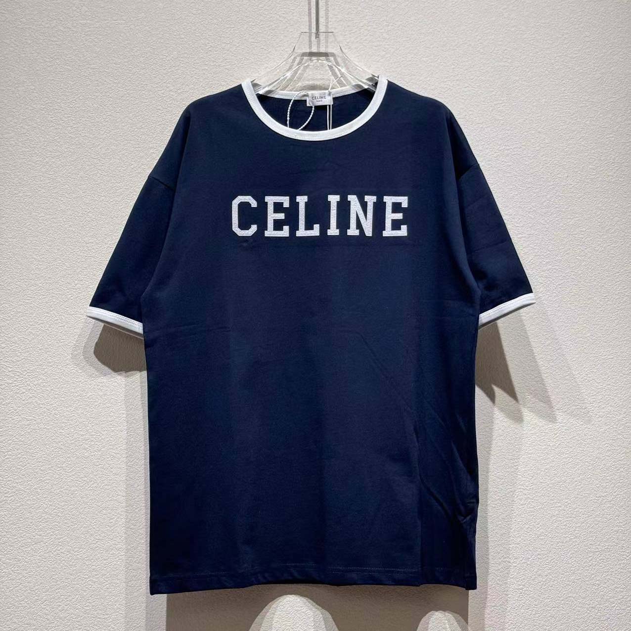 Celine T-shirt In Cotton Jersey - DesignerGu