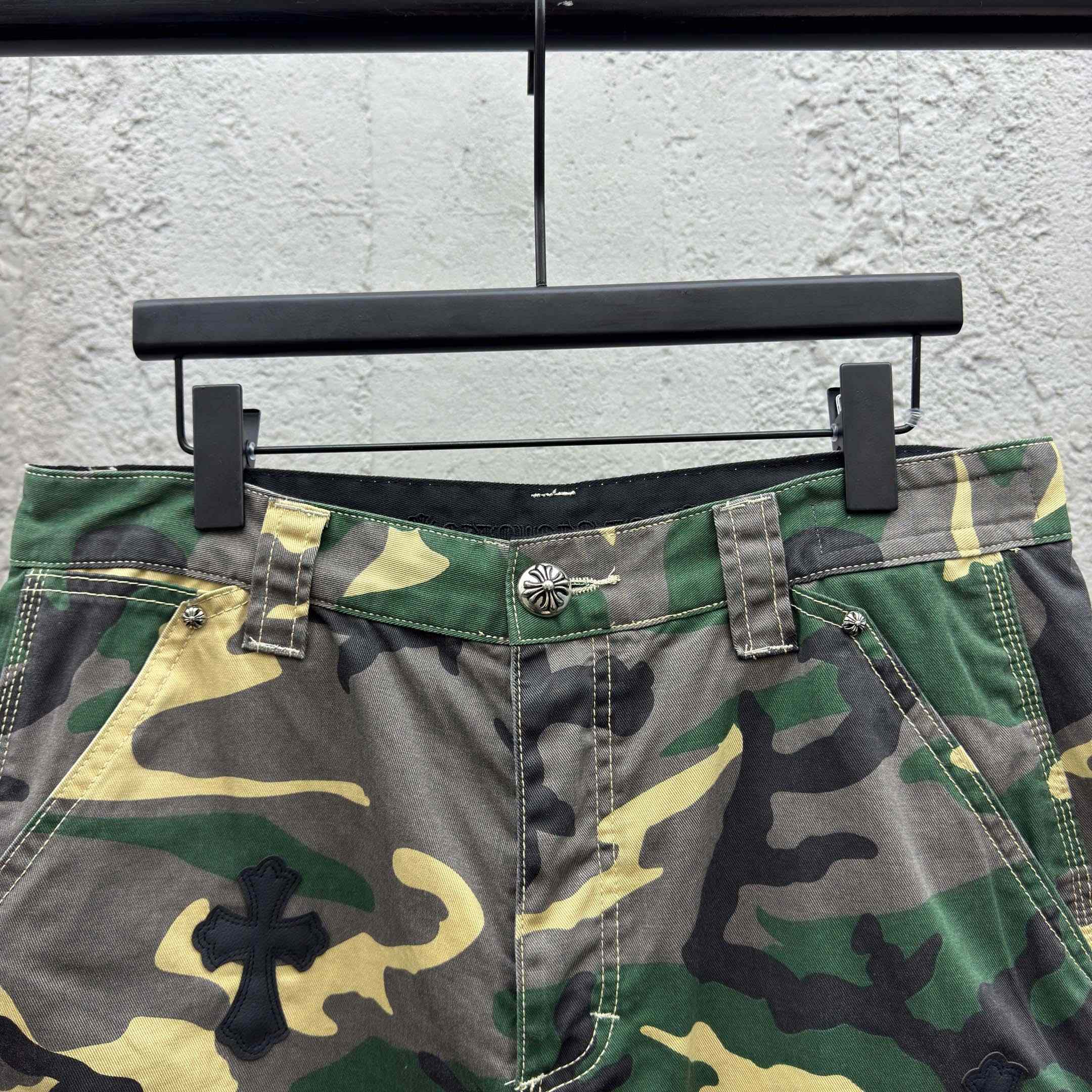 Chrome Hearts Matty Boy Sex Records Camo Carpenter Shorts - DesignerGu