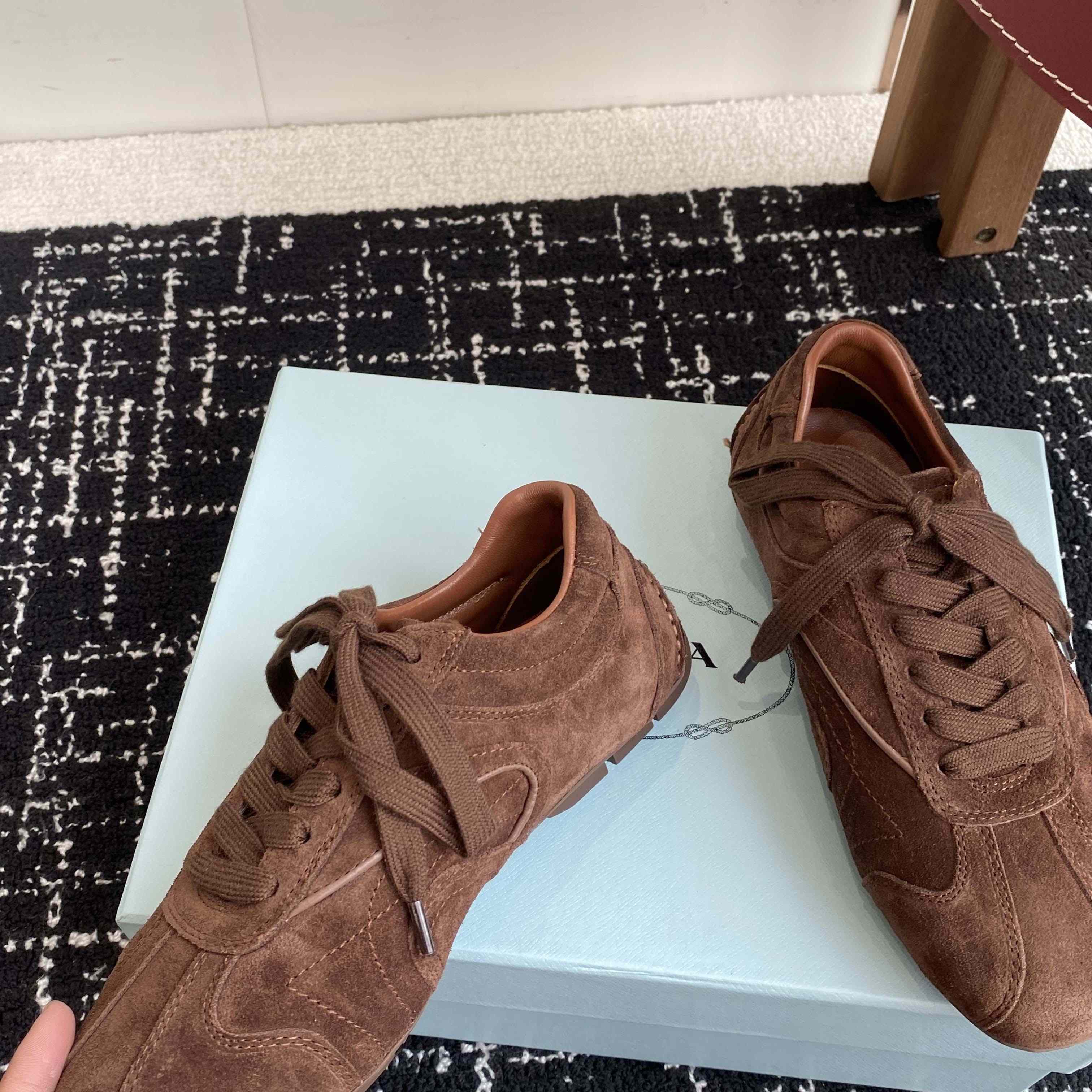Prada Montecarlo Re-Edition 2005 Suede Sneakers - 