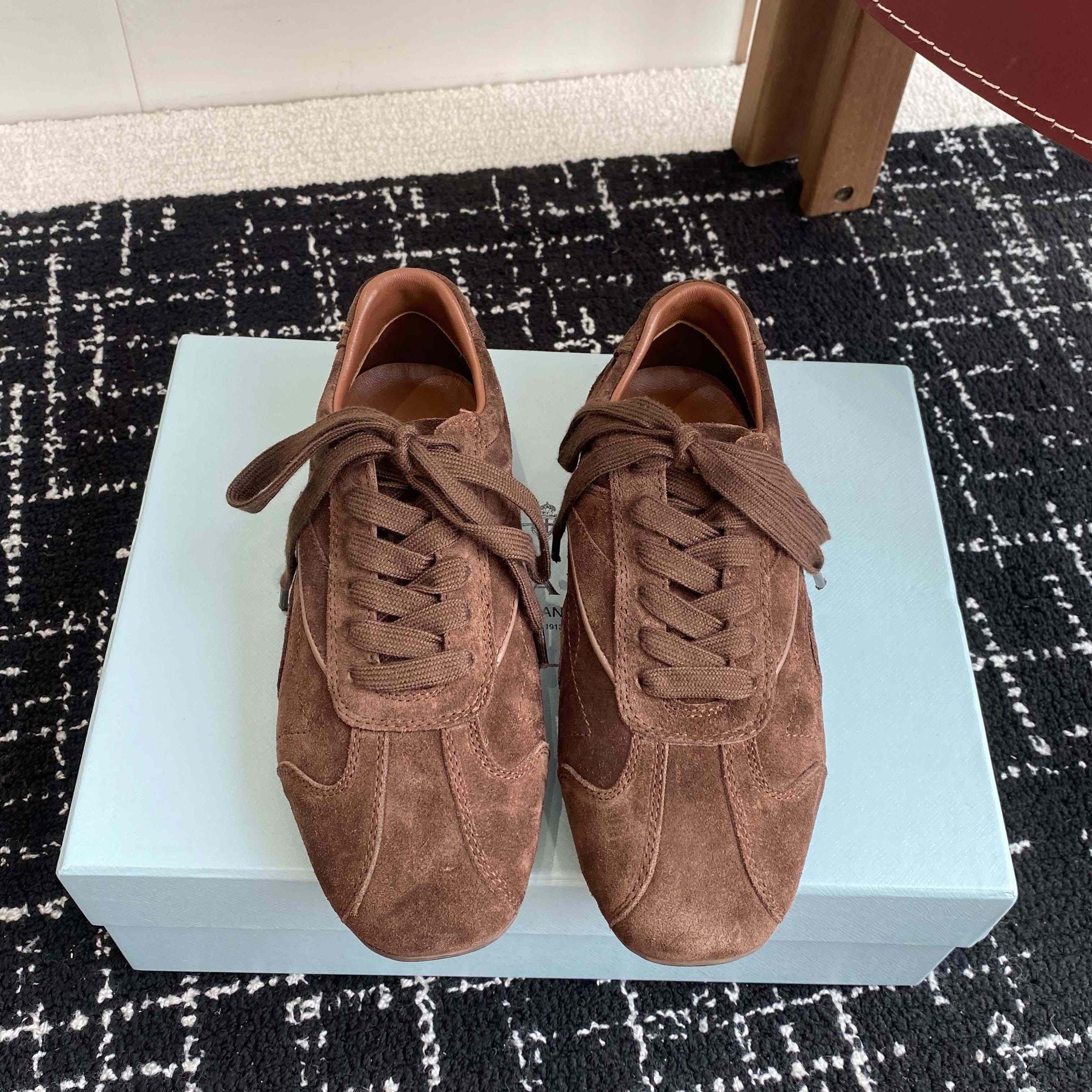 Prada Montecarlo Re-Edition 2005 Suede Sneakers - 