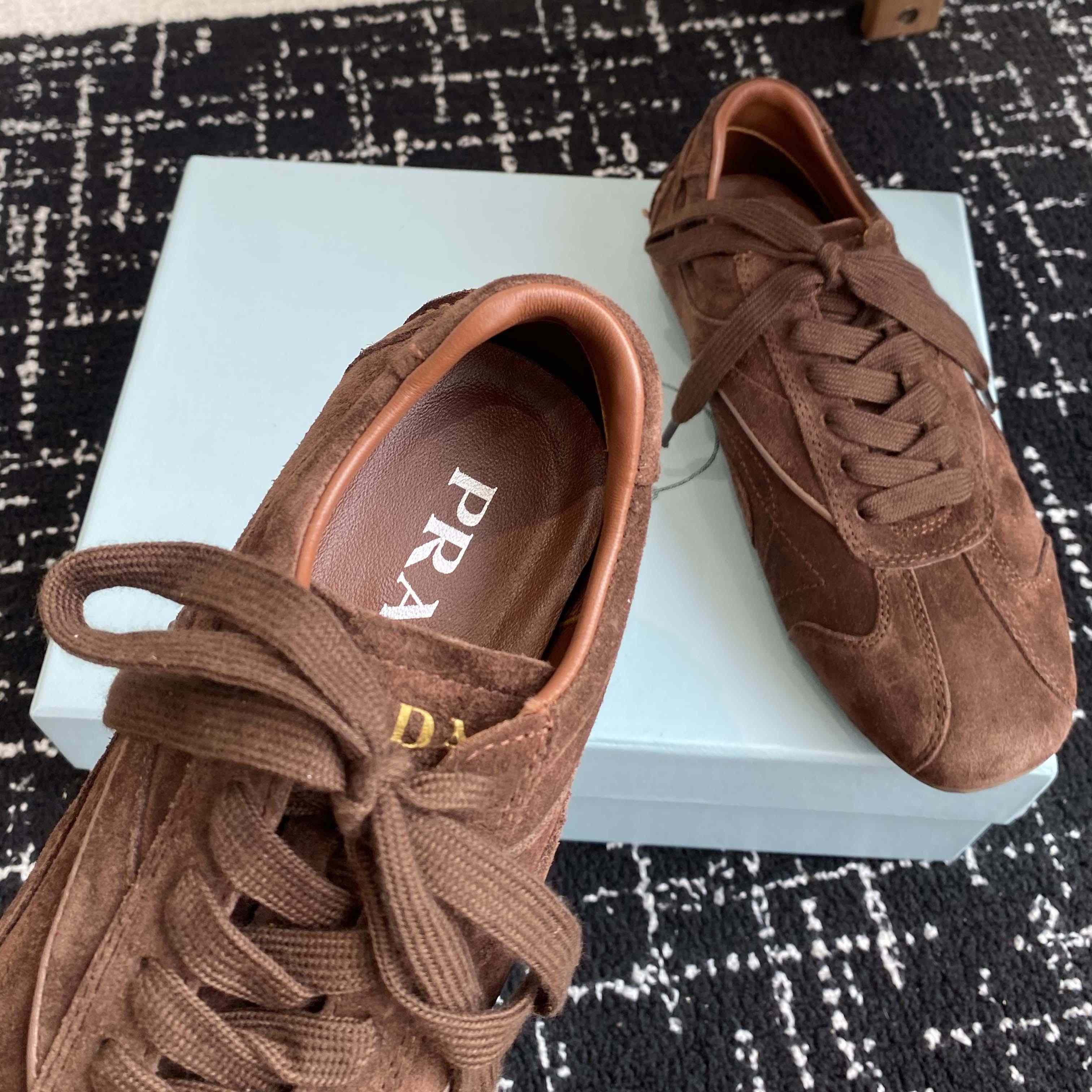 Prada Montecarlo Re-Edition 2005 Suede Sneakers - 