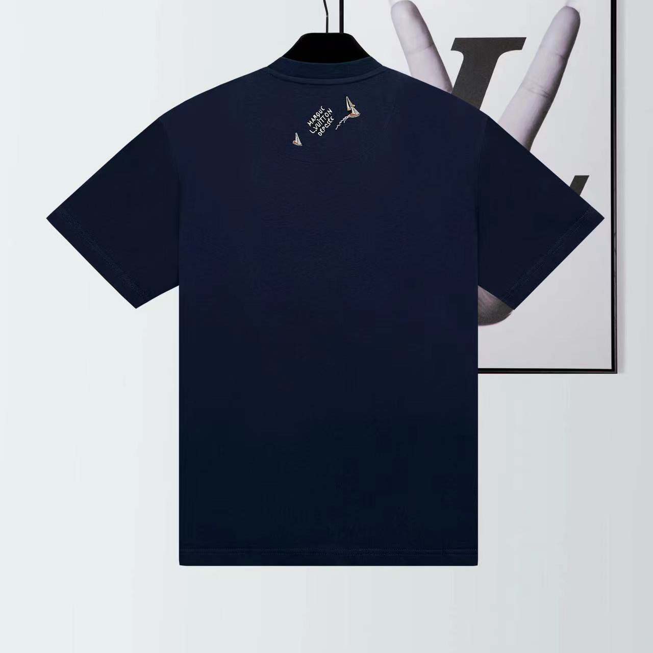 Louis Vuitton Embroidered Cotton T-Shirt   1AHW62 - DesignerGu