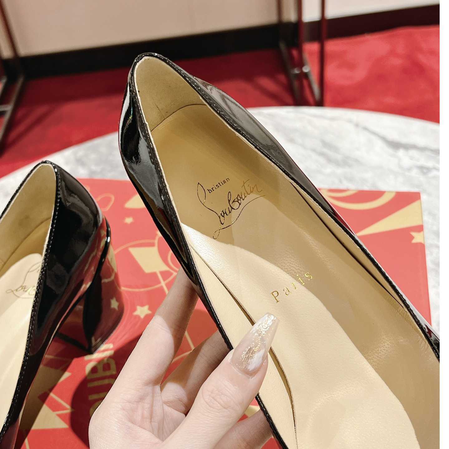 Christian Louboutin Simple 55 Patent Leather Pumps (50% Off Sale) xz723 - DesignerGu