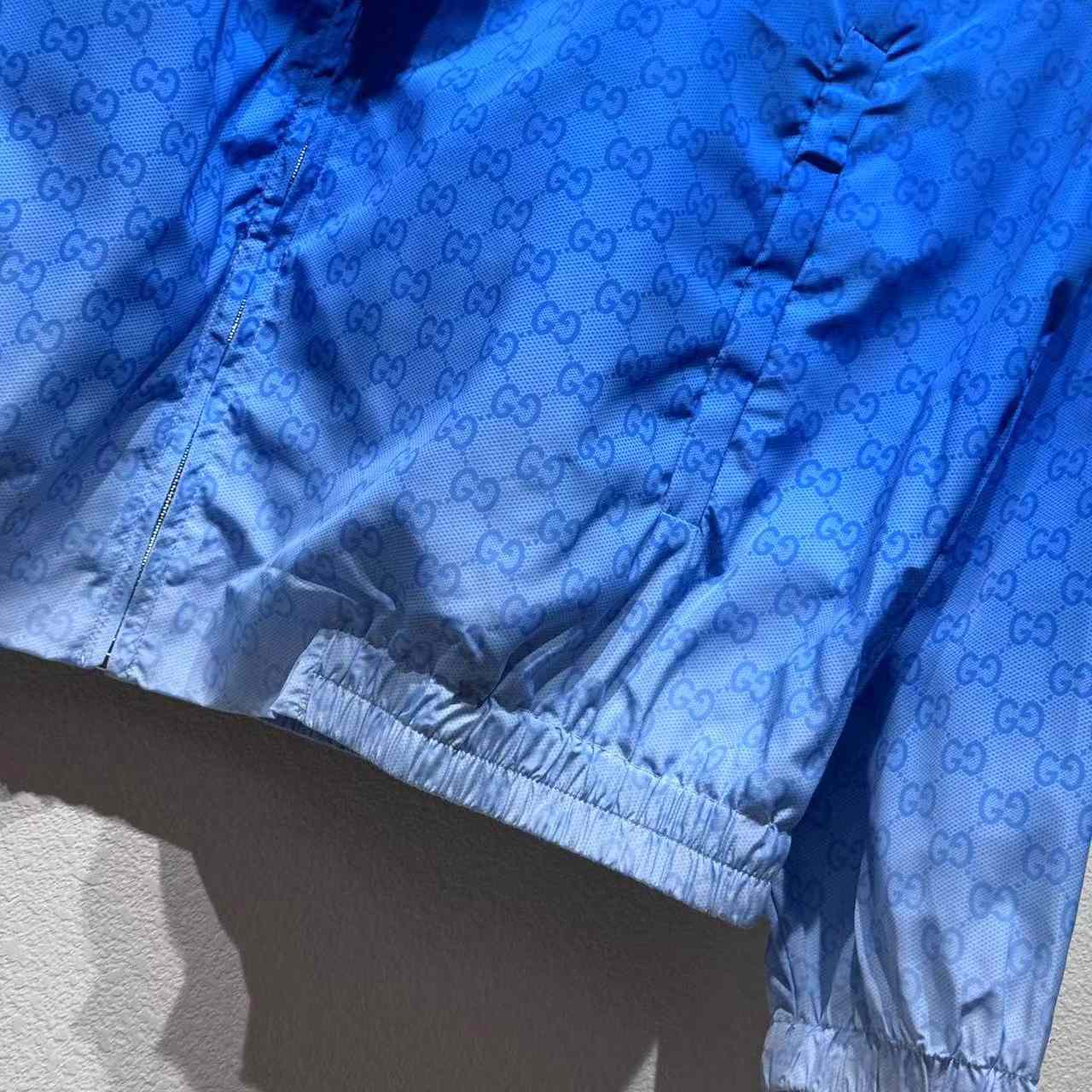 Gucci Printed Technical Poplin Zip Jacket - DesignerGu