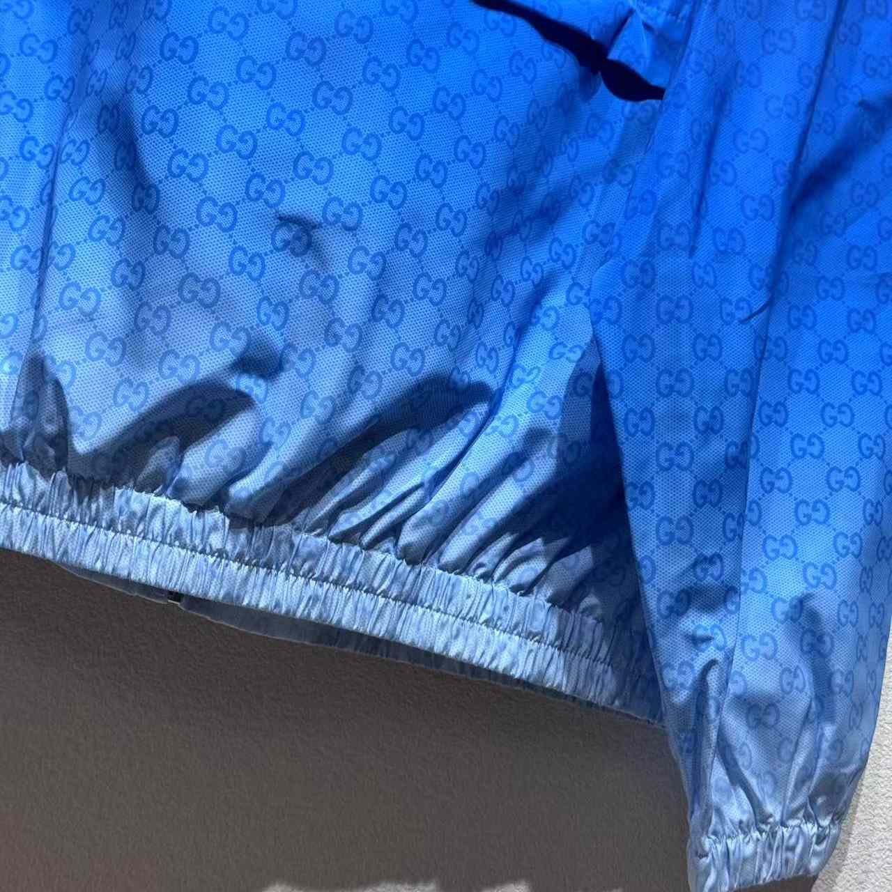 Gucci Printed Technical Poplin Zip Jacket - DesignerGu