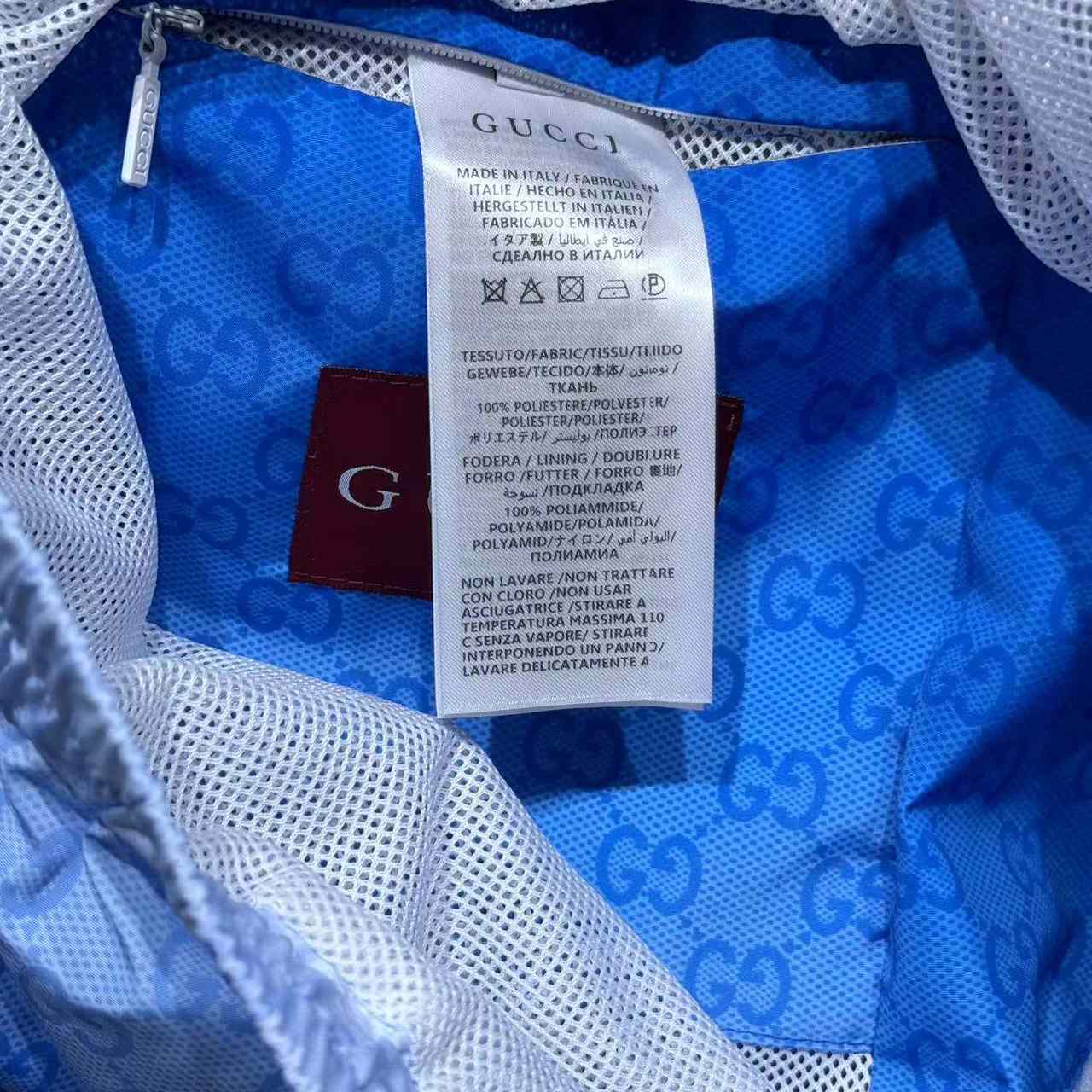 Gucci Printed Technical Poplin Zip Jacket - DesignerGu