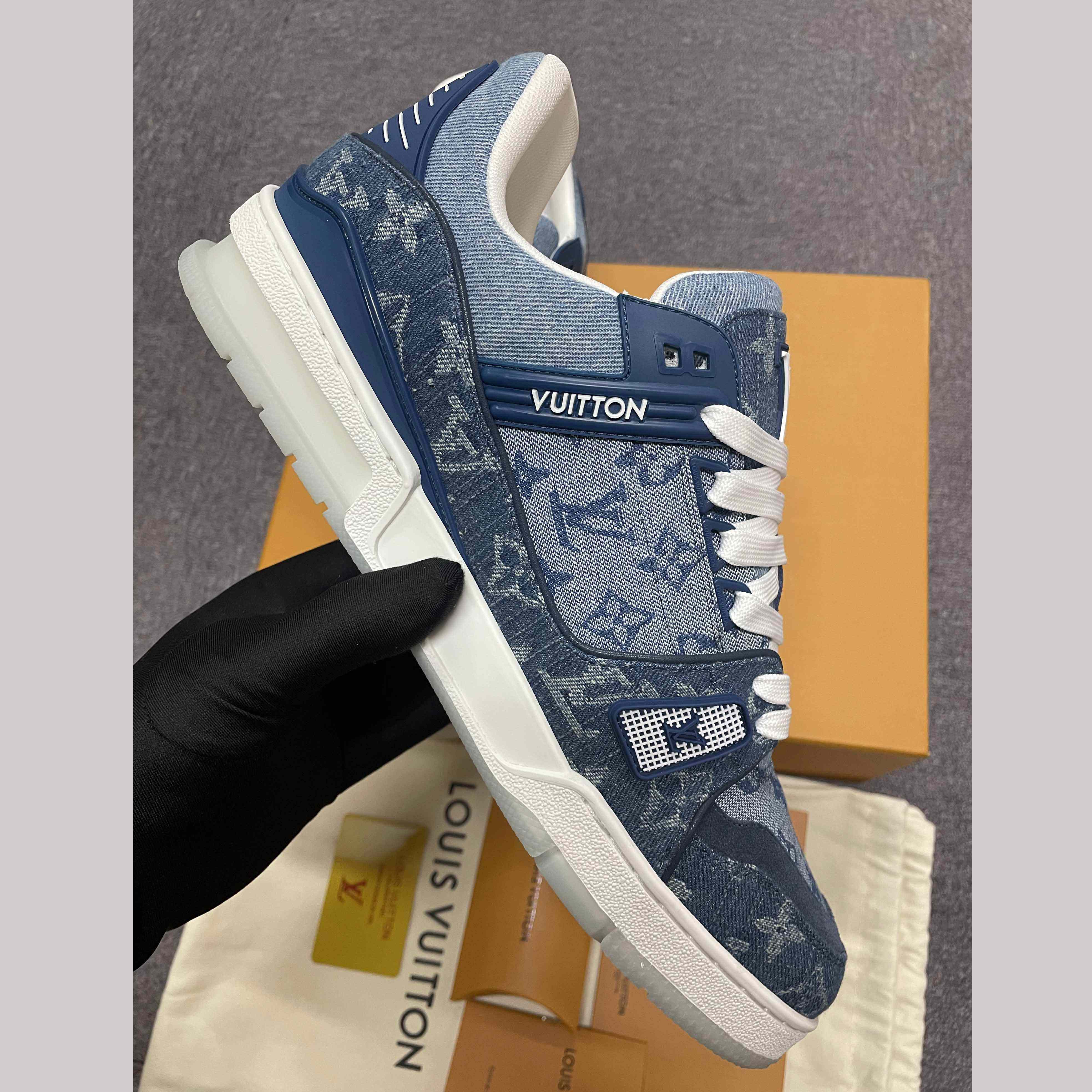Louis Vuitton LV Trainer Sneaker  (upon uk size) - DesignerGu