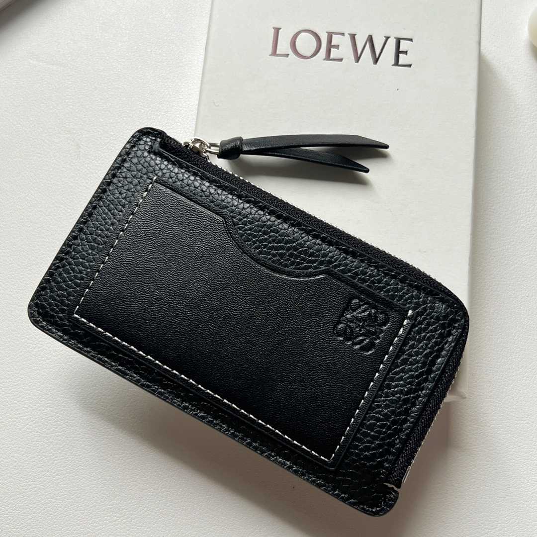 Loewe Coin Cardholder In Soft Grained Calfskin  PB2000   (50% Off Sale) - DesignerGu