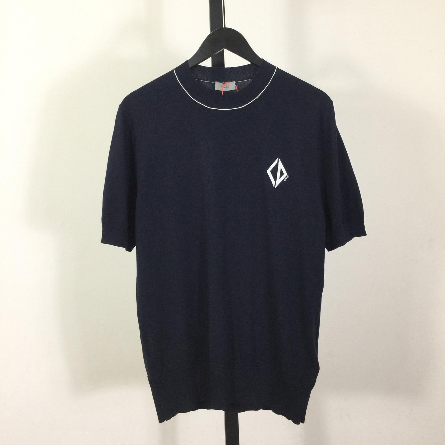 Dior CD Diamond Short-Sleeved Sweater  - DesignerGu