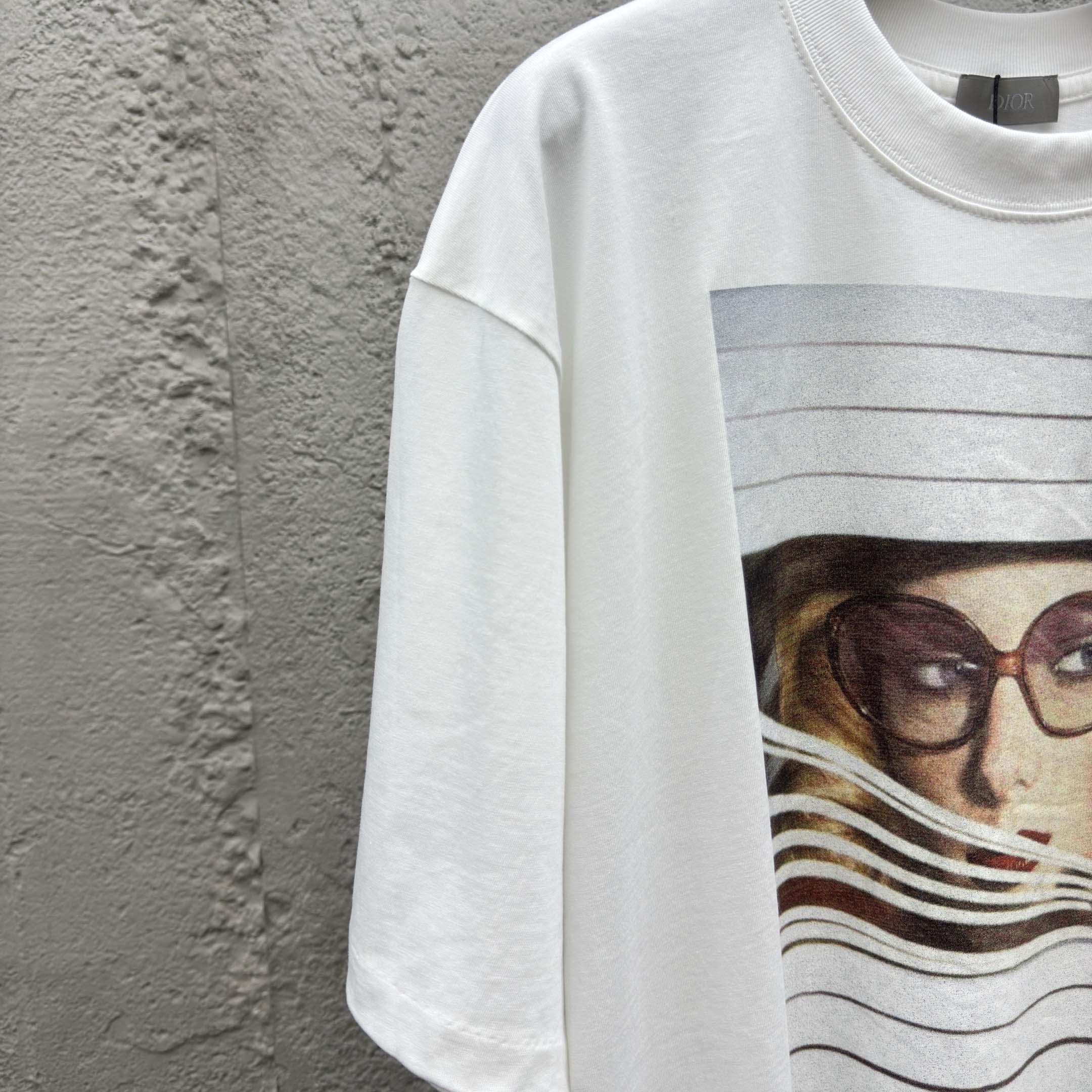 Dior Heritage Printed T-Shirt, Regular Fit    - DesignerGu