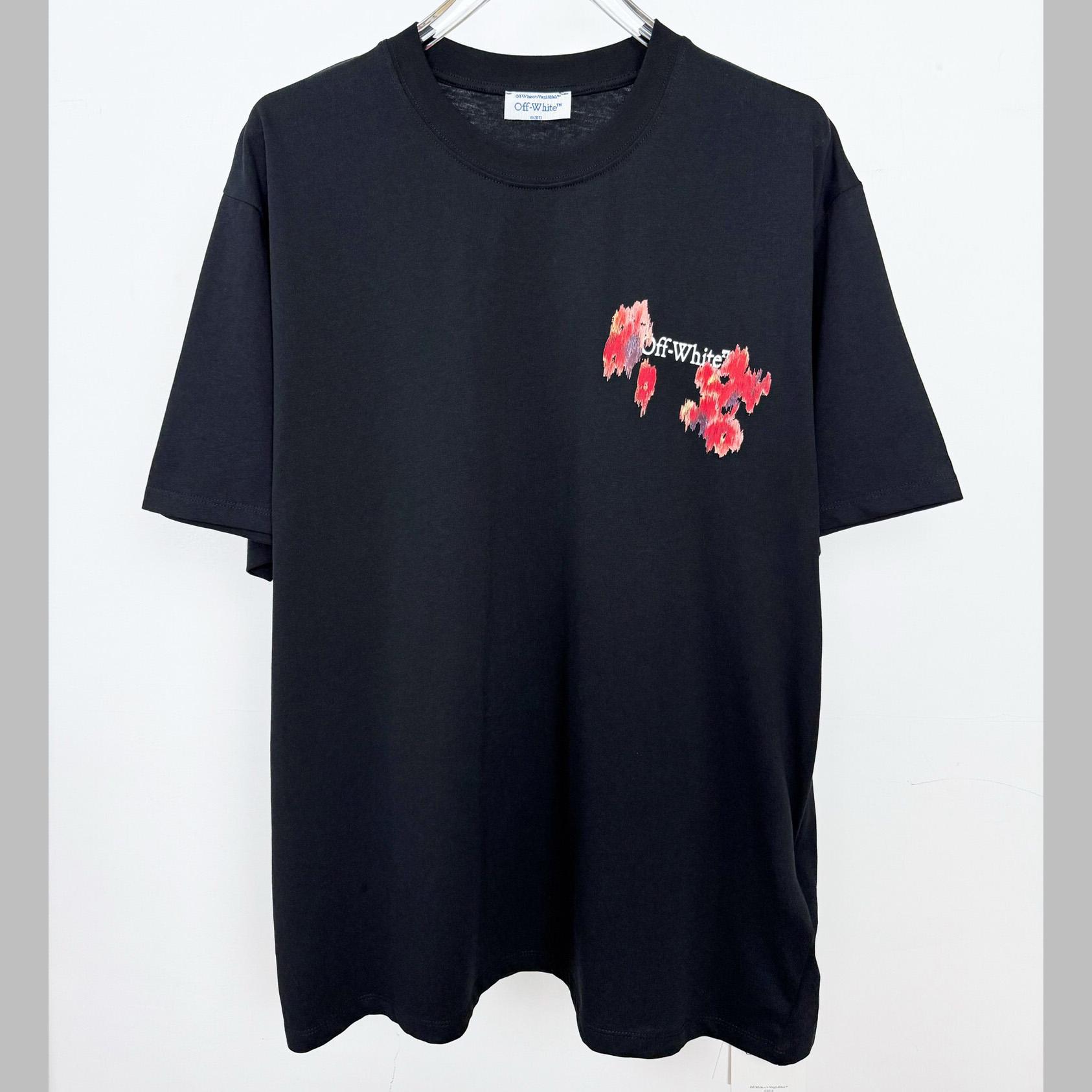 Off-White Arrow-Print T-shirt Black - DesignerGu