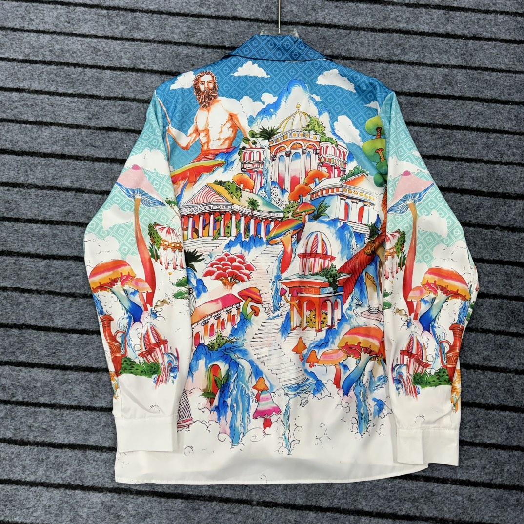 Casablanca The Road To Knowledge Shirt YF1229  (50% Off Sale) - DesignerGu