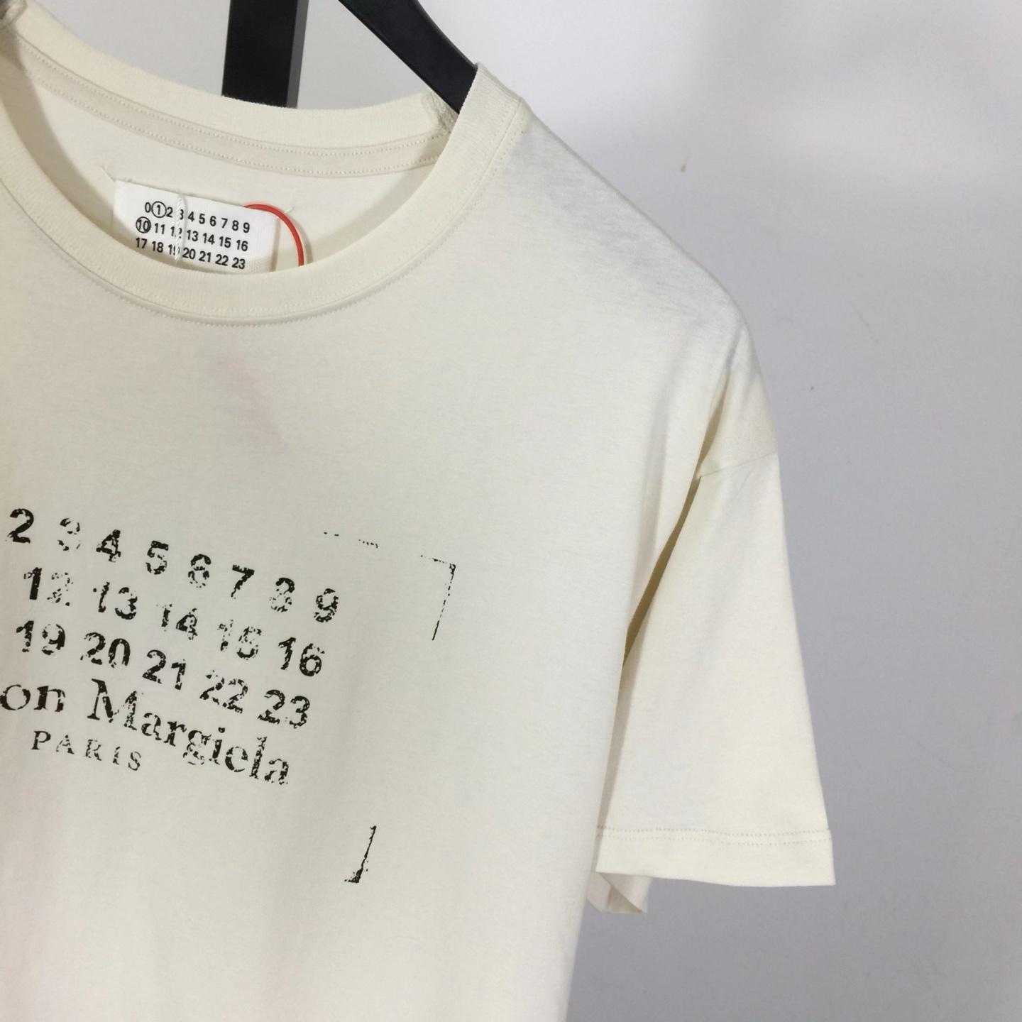 Maison Margiela Printed cotton-jersey T-shirt - DesignerGu