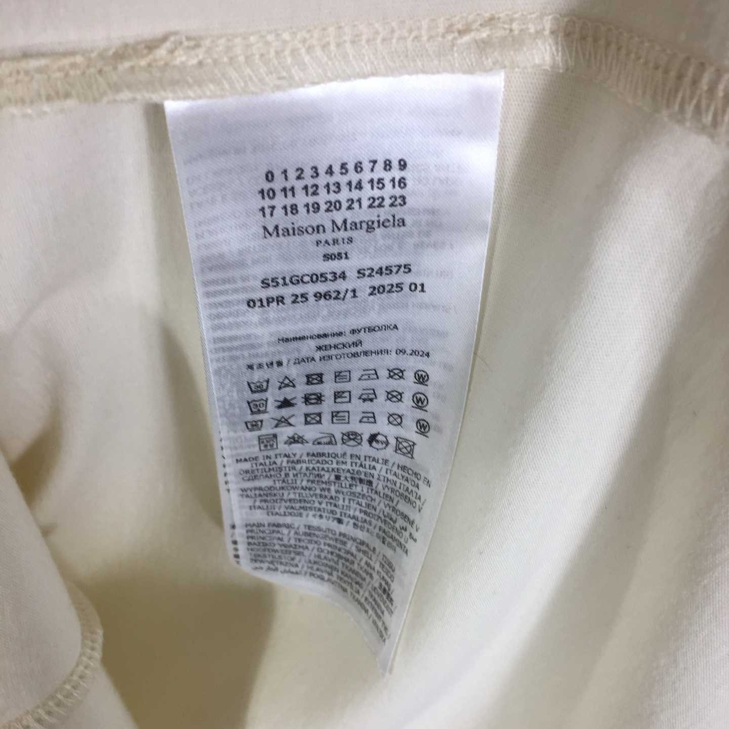 Maison Margiela Printed cotton-jersey T-shirt - DesignerGu