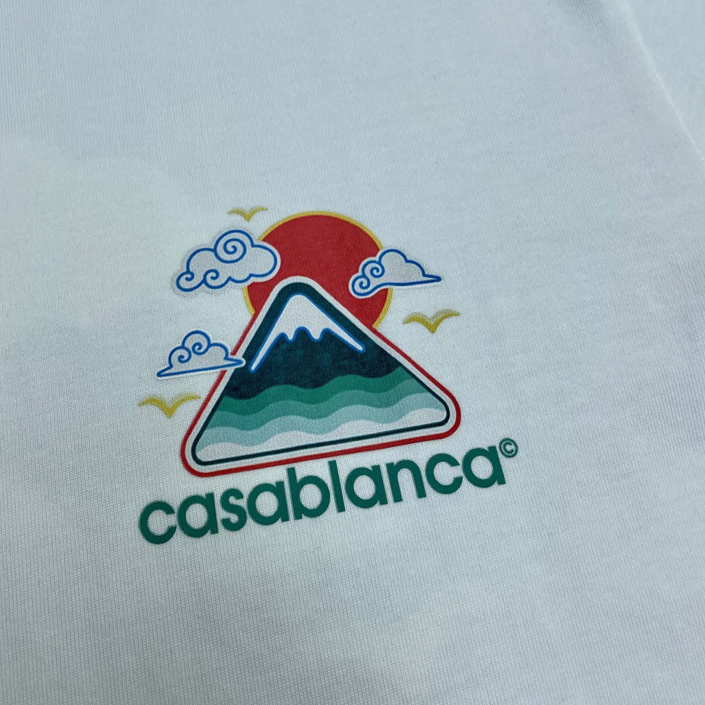 Casablanca Montagne Ondulee Short Sleeve T-shirt   C1038 - DesignerGu