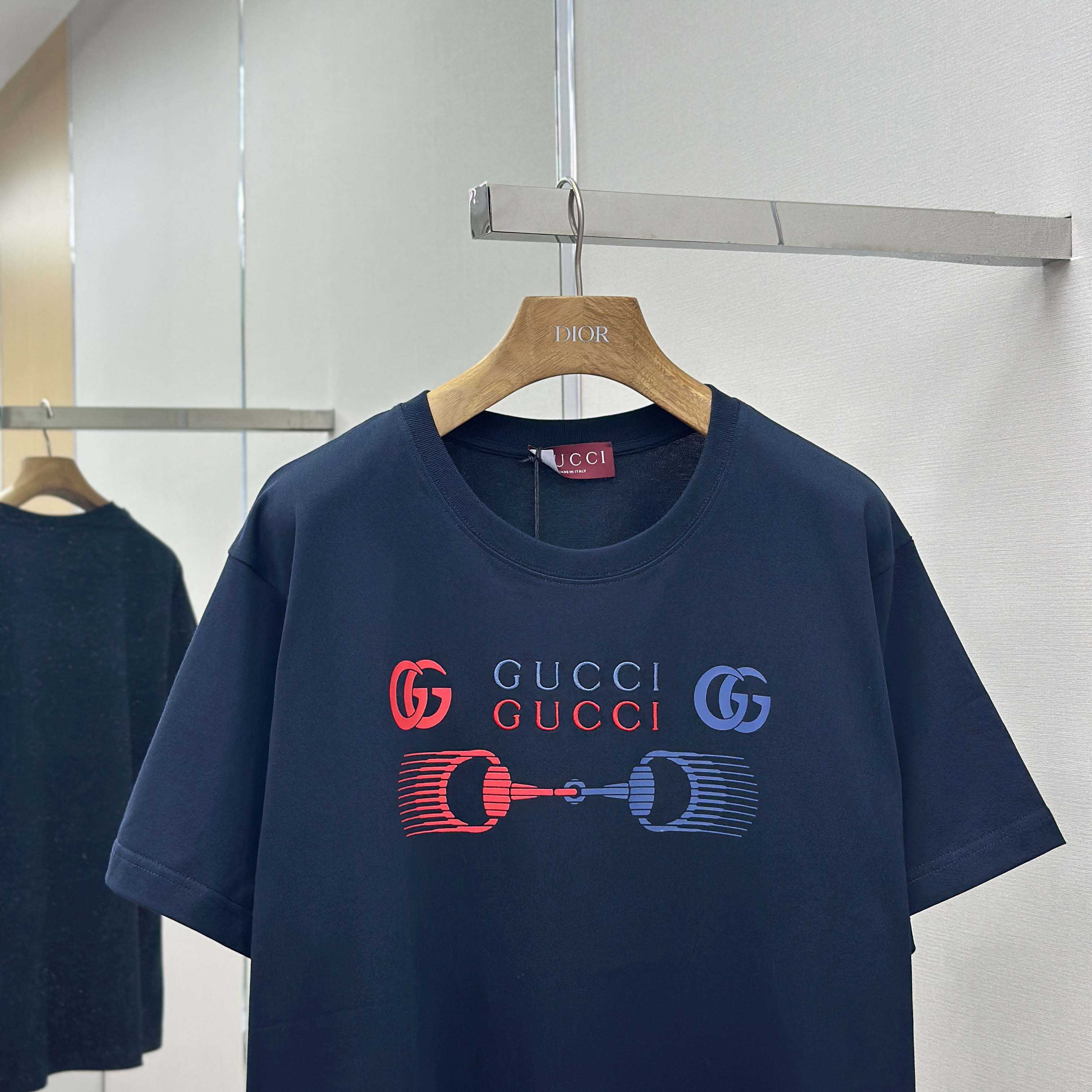 Gucci Printed Cotton Jersey T-shirt - DesignerGu